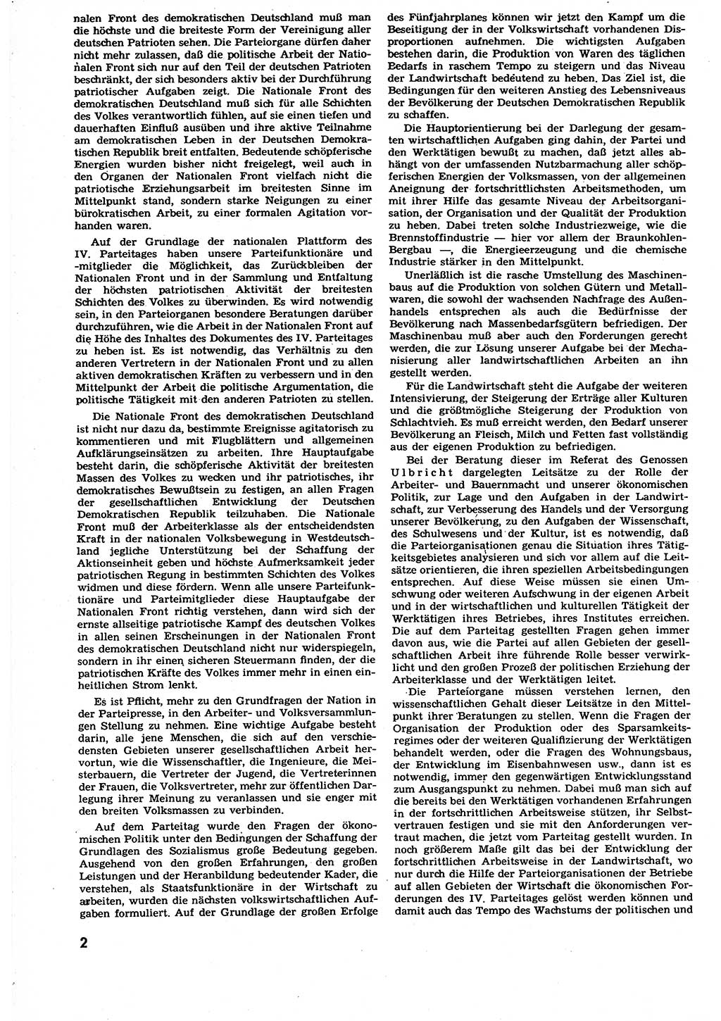 Neuer Weg (NW), Organ des Zentralkomitees (ZK) der SED (Sozialistische Einheitspartei Deutschlands) für alle Parteiarbeiter, 9. Jahrgang [Deutsche Demokratische Republik (DDR)] 1954, Heft 8/2 (NW ZK SED DDR 1954, H. 8/2)