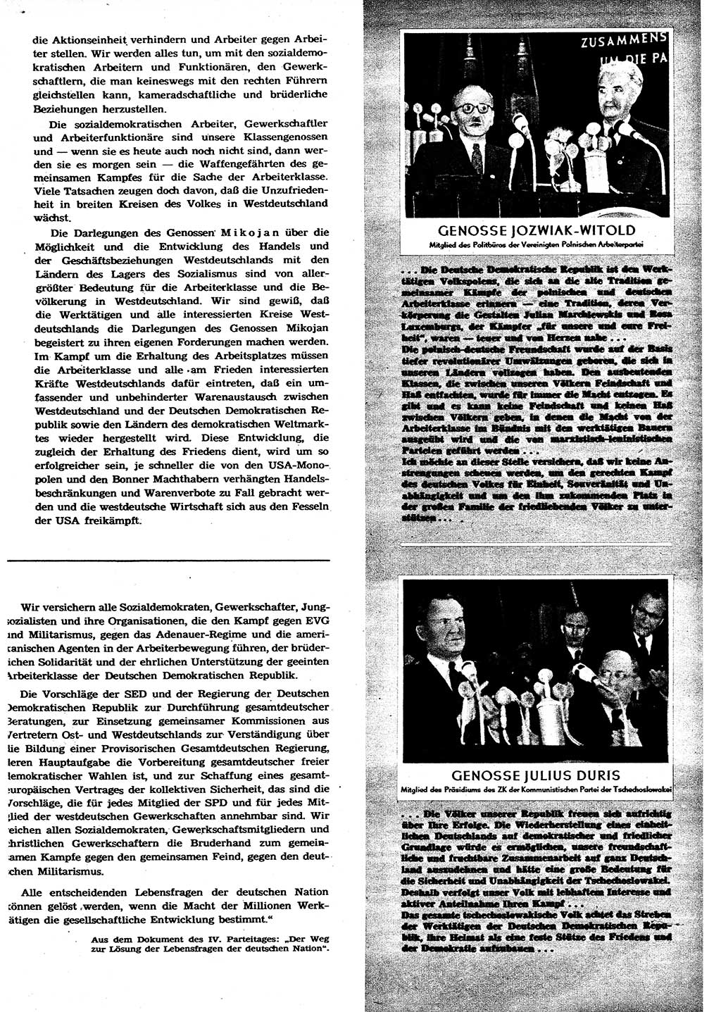 Neuer Weg (NW), Organ des Zentralkomitees (ZK) der SED (Sozialistische Einheitspartei Deutschlands) für alle Parteiarbeiter, 9. Jahrgang [Deutsche Demokratische Republik (DDR)] 1954, Heft 8/9 (NW ZK SED DDR 1954, H. 8/9)