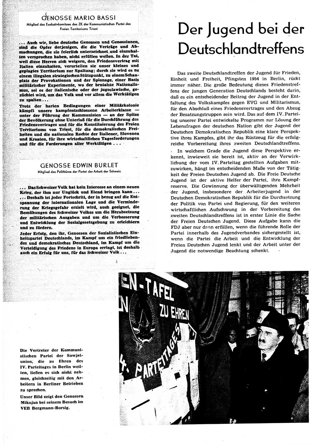 Neuer Weg (NW), Organ des Zentralkomitees (ZK) der SED (Sozialistische Einheitspartei Deutschlands) für alle Parteiarbeiter, 9. Jahrgang [Deutsche Demokratische Republik (DDR)] 1954, Heft 8/18 (NW ZK SED DDR 1954, H. 8/18)