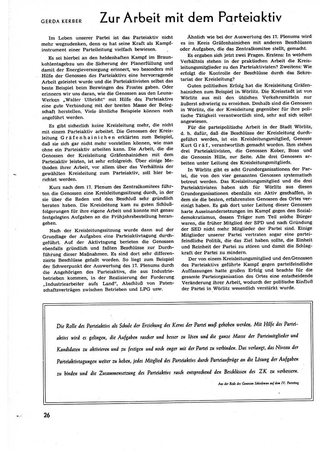Neuer Weg (NW), Organ des Zentralkomitees (ZK) der SED (Sozialistische Einheitspartei Deutschlands) für alle Parteiarbeiter, 9. Jahrgang [Deutsche Demokratische Republik (DDR)] 1954, Heft 8/26 (NW ZK SED DDR 1954, H. 8/26)