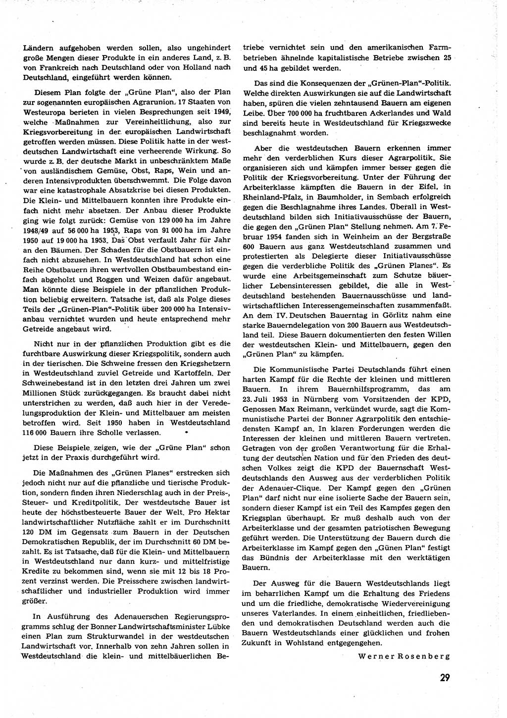 Neuer Weg (NW), Organ des Zentralkomitees (ZK) der SED (Sozialistische Einheitspartei Deutschlands) für alle Parteiarbeiter, 9. Jahrgang [Deutsche Demokratische Republik (DDR)] 1954, Heft 9/29 (NW ZK SED DDR 1954, H. 9/29)