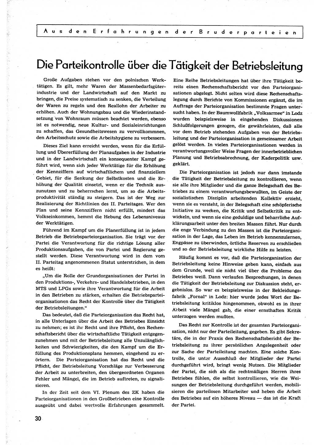 Neuer Weg (NW), Organ des Zentralkomitees (ZK) der SED (Sozialistische Einheitspartei Deutschlands) für alle Parteiarbeiter, 9. Jahrgang [Deutsche Demokratische Republik (DDR)] 1954, Heft 9/30 (NW ZK SED DDR 1954, H. 9/30)