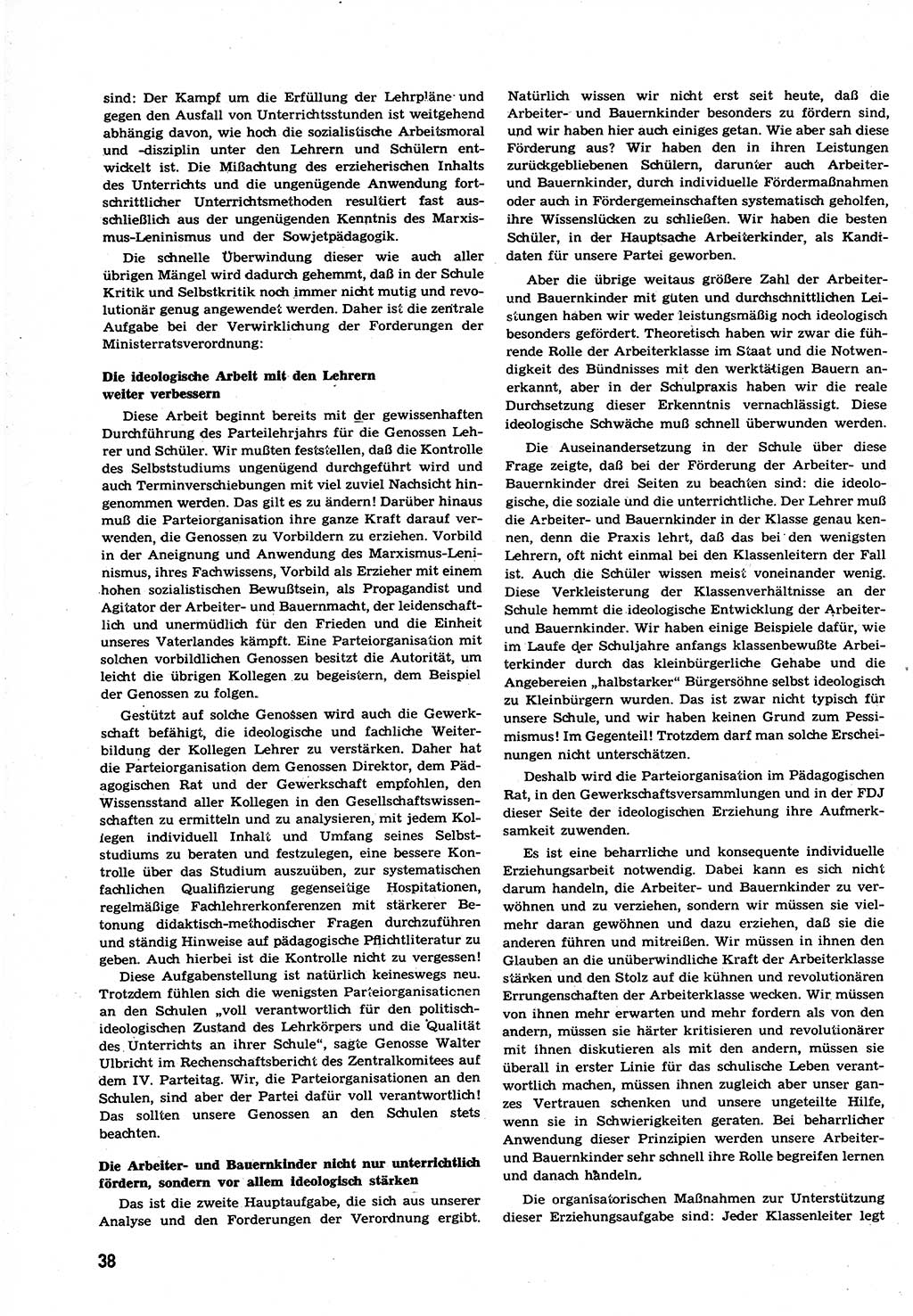 Neuer Weg (NW), Organ des Zentralkomitees (ZK) der SED (Sozialistische Einheitspartei Deutschlands) für alle Parteiarbeiter, 9. Jahrgang [Deutsche Demokratische Republik (DDR)] 1954, Heft 9/38 (NW ZK SED DDR 1954, H. 9/38)