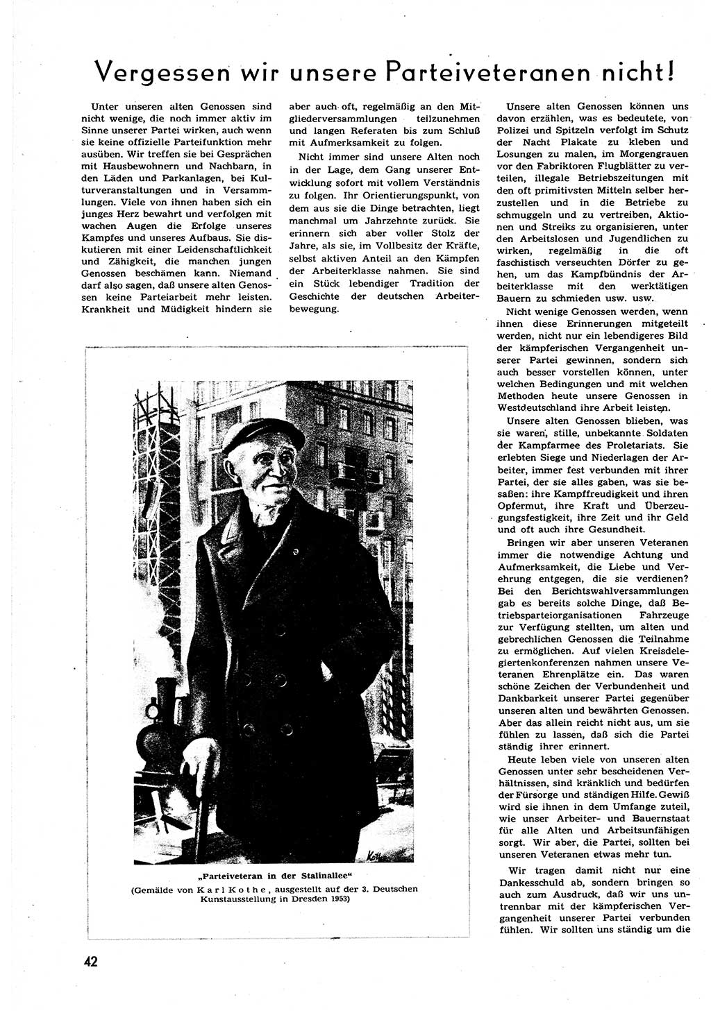 Neuer Weg (NW), Organ des Zentralkomitees (ZK) der SED (Sozialistische Einheitspartei Deutschlands) für alle Parteiarbeiter, 9. Jahrgang [Deutsche Demokratische Republik (DDR)] 1954, Heft 9/42 (NW ZK SED DDR 1954, H. 9/42)