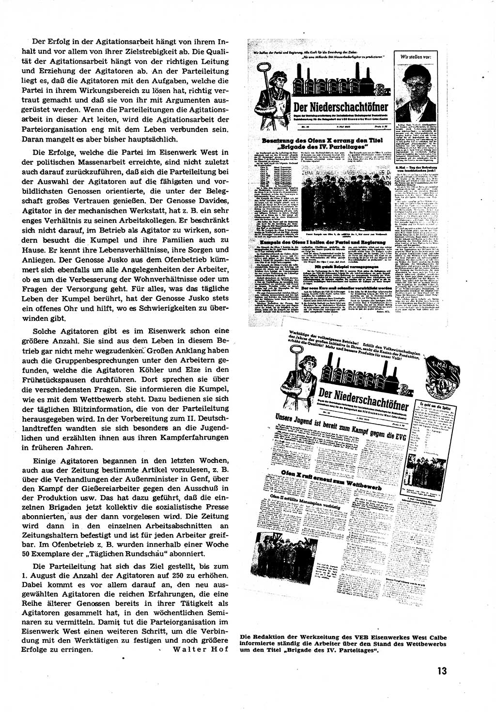 Neuer Weg (NW), Organ des Zentralkomitees (ZK) der SED (Sozialistische Einheitspartei Deutschlands) für alle Parteiarbeiter, 9. Jahrgang [Deutsche Demokratische Republik (DDR)] 1954, Heft 11/13 (NW ZK SED DDR 1954, H. 11/13)