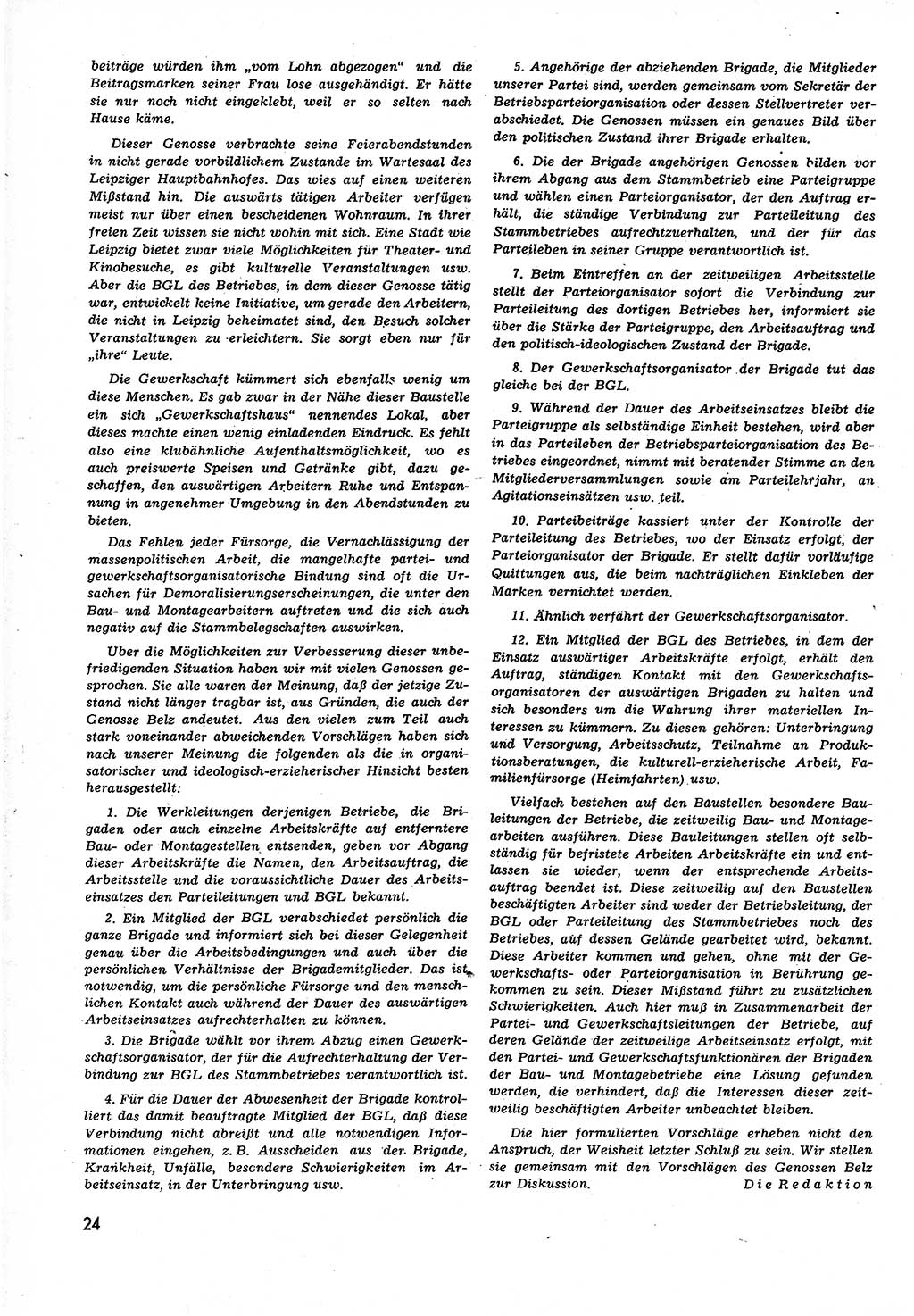 Neuer Weg (NW), Organ des Zentralkomitees (ZK) der SED (Sozialistische Einheitspartei Deutschlands) für alle Parteiarbeiter, 9. Jahrgang [Deutsche Demokratische Republik (DDR)] 1954, Heft 11/24 (NW ZK SED DDR 1954, H. 11/24)