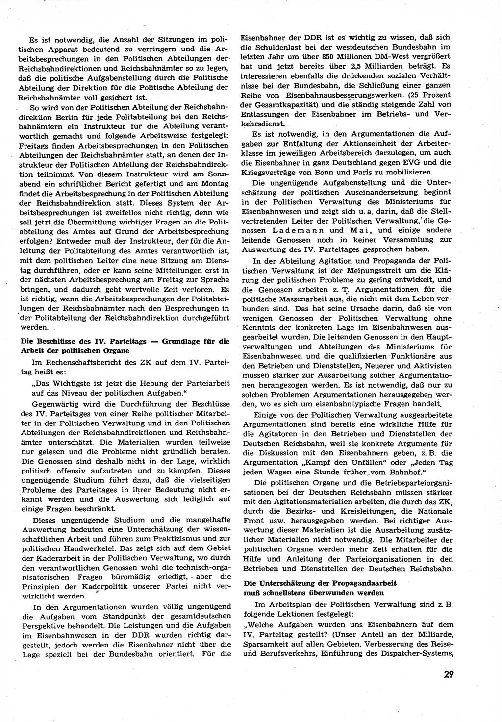 Neuer Weg (NW), Organ des Zentralkomitees (ZK) der SED (Sozialistische Einheitspartei Deutschlands) für alle Parteiarbeiter, 9. Jahrgang [Deutsche Demokratische Republik (DDR)] 1954, Heft 11/29 (NW ZK SED DDR 1954, H. 11/29)