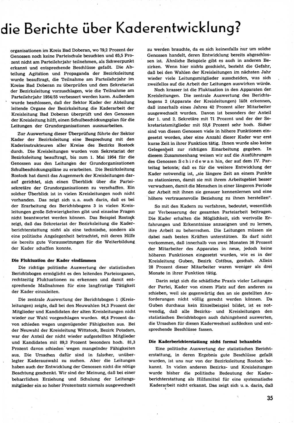 Neuer Weg (NW), Organ des Zentralkomitees (ZK) der SED (Sozialistische Einheitspartei Deutschlands) für alle Parteiarbeiter, 9. Jahrgang [Deutsche Demokratische Republik (DDR)] 1954, Heft 11/35 (NW ZK SED DDR 1954, H. 11/35)