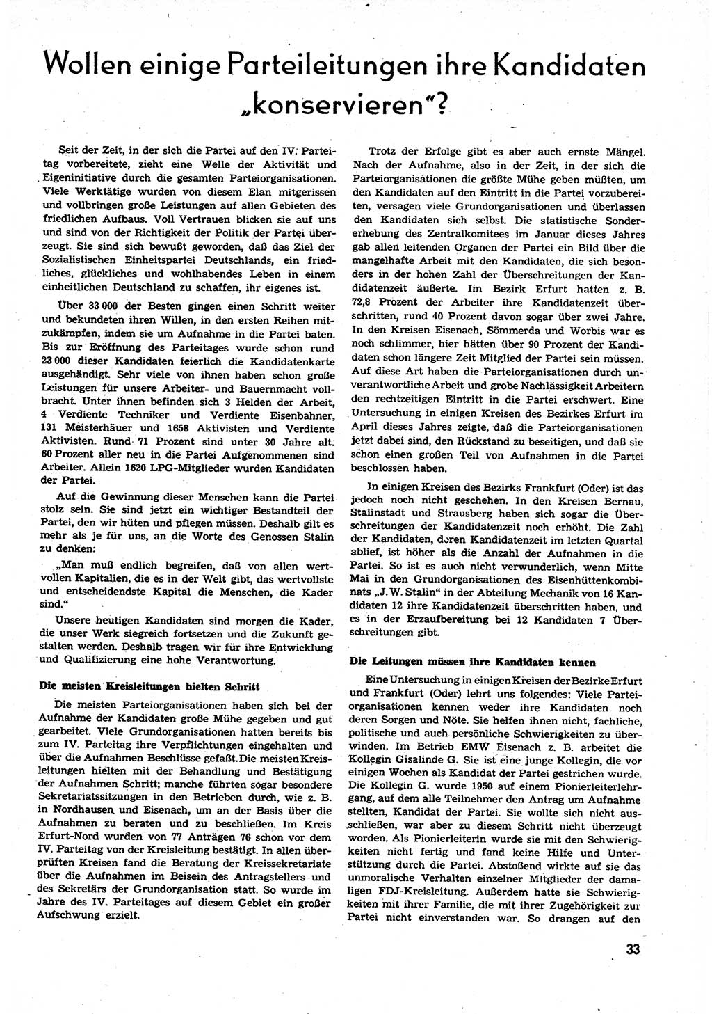 Neuer Weg (NW), Organ des Zentralkomitees (ZK) der SED (Sozialistische Einheitspartei Deutschlands) für alle Parteiarbeiter, 9. Jahrgang [Deutsche Demokratische Republik (DDR)] 1954, Heft 12/33 (NW ZK SED DDR 1954, H. 12/33)
