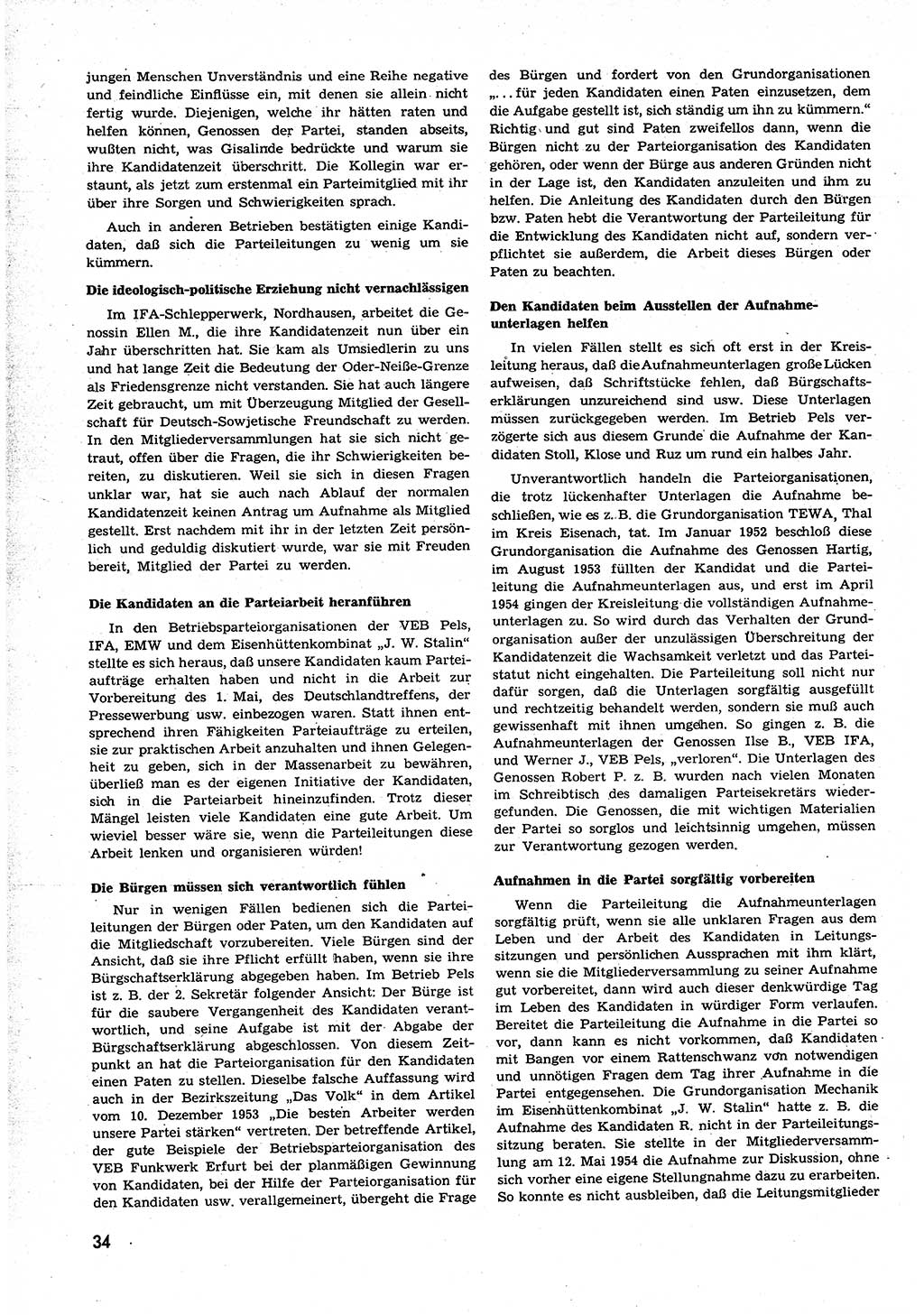 Neuer Weg (NW), Organ des Zentralkomitees (ZK) der SED (Sozialistische Einheitspartei Deutschlands) für alle Parteiarbeiter, 9. Jahrgang [Deutsche Demokratische Republik (DDR)] 1954, Heft 12/34 (NW ZK SED DDR 1954, H. 12/34)