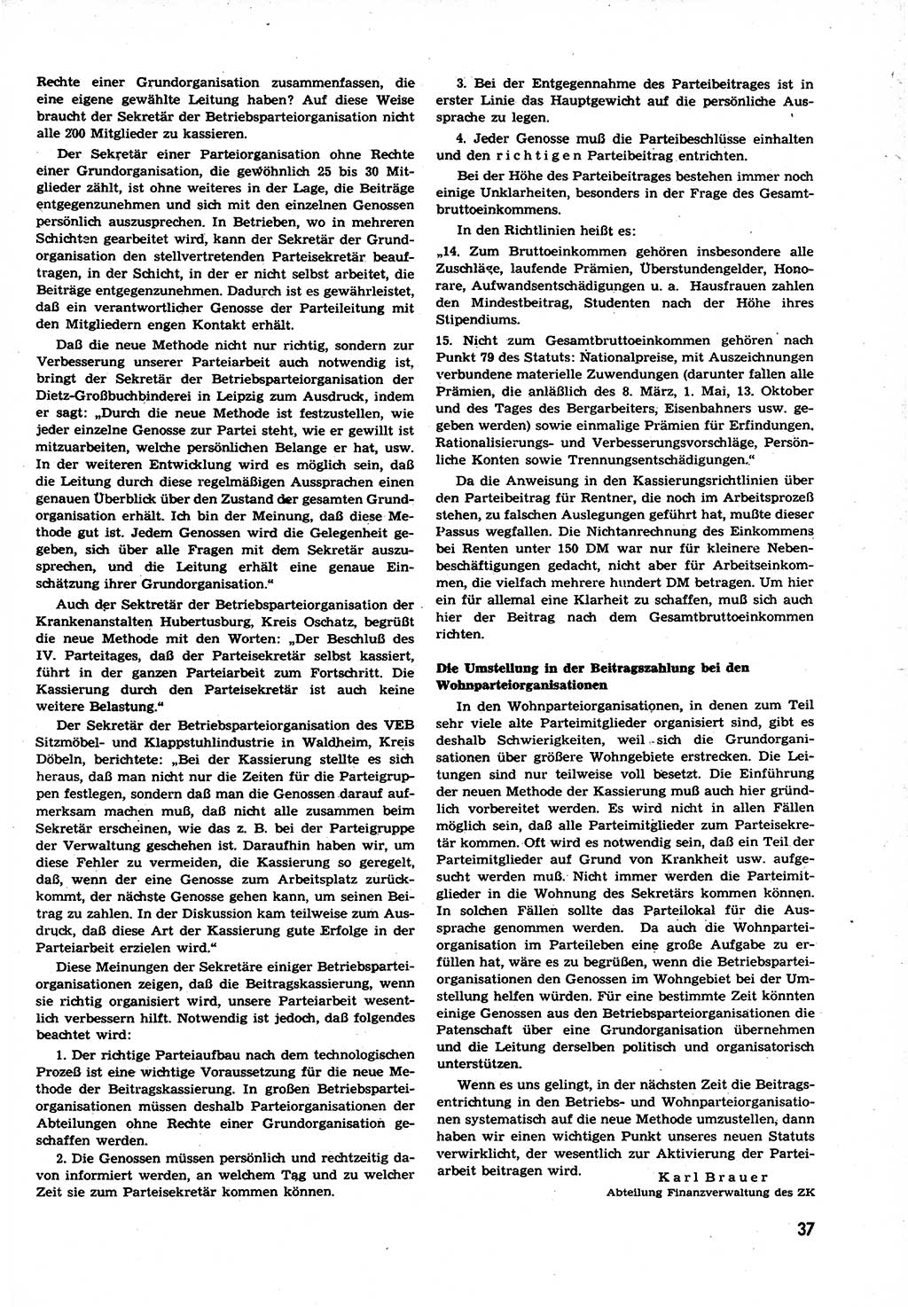 Neuer Weg (NW), Organ des Zentralkomitees (ZK) der SED (Sozialistische Einheitspartei Deutschlands) für alle Parteiarbeiter, 9. Jahrgang [Deutsche Demokratische Republik (DDR)] 1954, Heft 12/37 (NW ZK SED DDR 1954, H. 12/37)