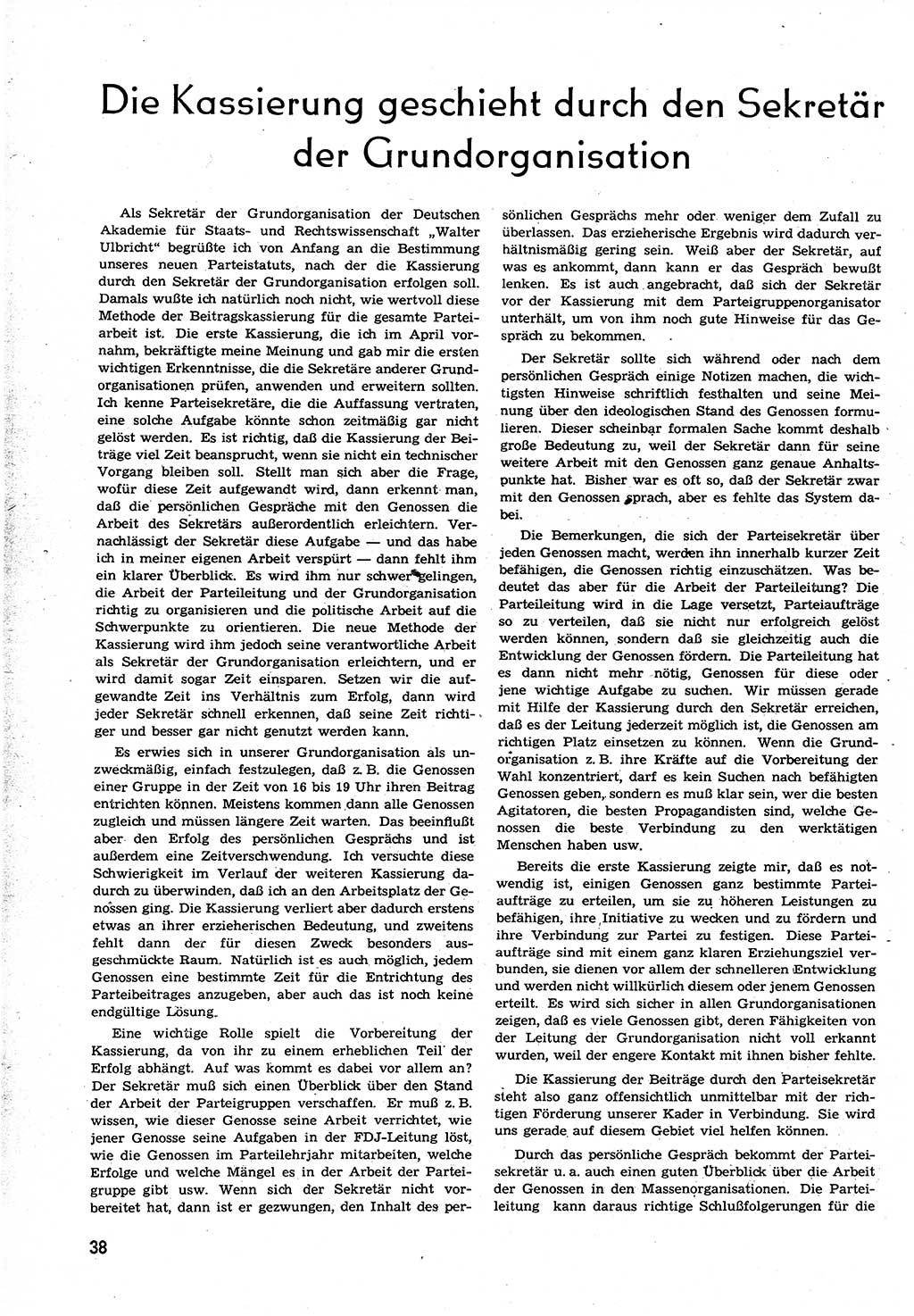 Neuer Weg (NW), Organ des Zentralkomitees (ZK) der SED (Sozialistische Einheitspartei Deutschlands) für alle Parteiarbeiter, 9. Jahrgang [Deutsche Demokratische Republik (DDR)] 1954, Heft 12/38 (NW ZK SED DDR 1954, H. 12/38)