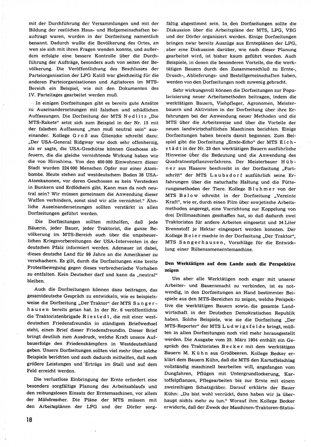 Neuer Weg (NW), Organ des Zentralkomitees (ZK) der SED (Sozialistische Einheitspartei Deutschlands) für alle Parteiarbeiter, 9. Jahrgang [Deutsche Demokratische Republik (DDR)] 1954, Heft 14/18 (NW ZK SED DDR 1954, H. 14/18)