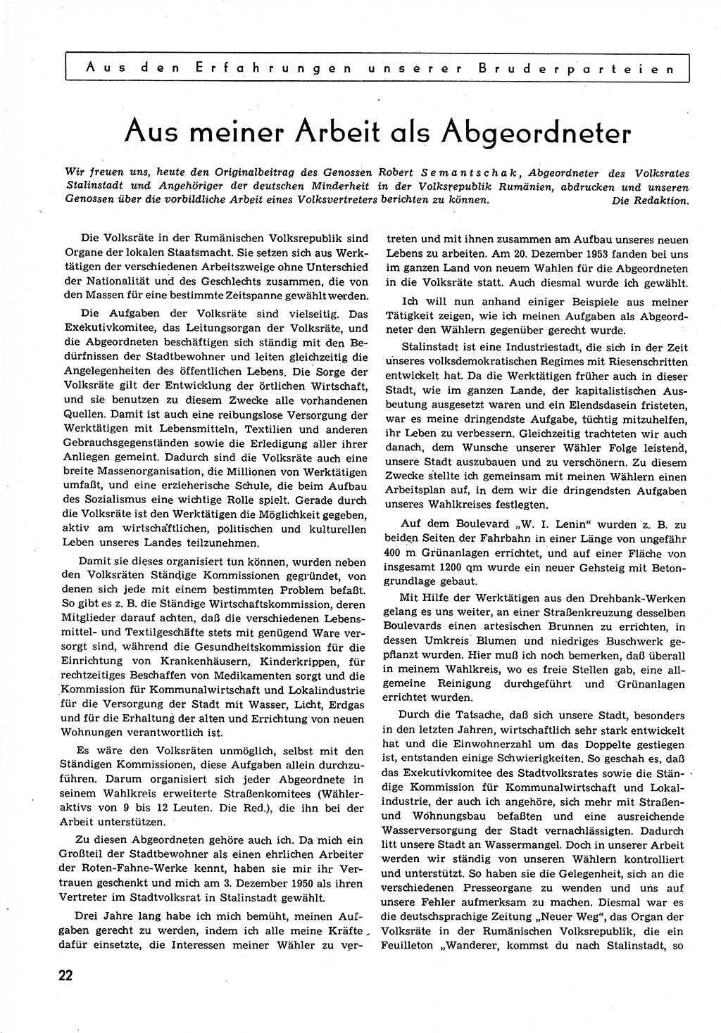 Neuer Weg (NW), Organ des Zentralkomitees (ZK) der SED (Sozialistische Einheitspartei Deutschlands) für alle Parteiarbeiter, 9. Jahrgang [Deutsche Demokratische Republik (DDR)] 1954, Heft 14/22 (NW ZK SED DDR 1954, H. 14/22)