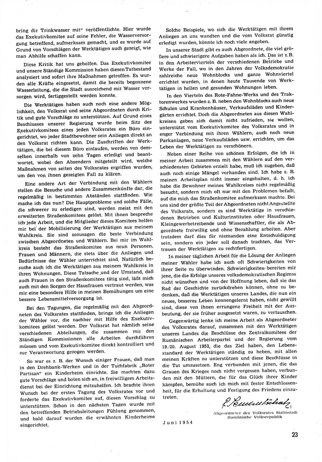 Neuer Weg (NW), Organ des Zentralkomitees (ZK) der SED (Sozialistische Einheitspartei Deutschlands) für alle Parteiarbeiter, 9. Jahrgang [Deutsche Demokratische Republik (DDR)] 1954, Heft 14/23 (NW ZK SED DDR 1954, H. 14/23)