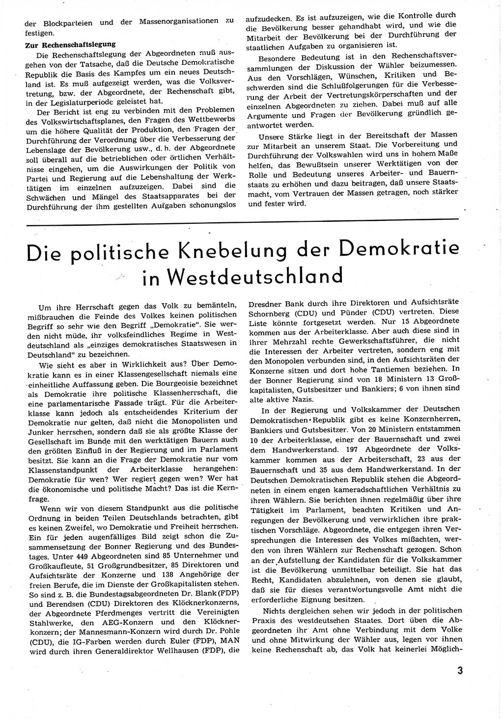Neuer Weg (NW), Organ des Zentralkomitees (ZK) der SED (Sozialistische Einheitspartei Deutschlands) für alle Parteiarbeiter, 9. Jahrgang [Deutsche Demokratische Republik (DDR)] 1954, Heft 15/3 (NW ZK SED DDR 1954, H. 15/3)