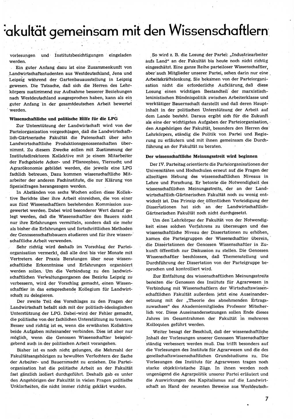 Neuer Weg (NW), Organ des Zentralkomitees (ZK) der SED (Sozialistische Einheitspartei Deutschlands) für alle Parteiarbeiter, 9. Jahrgang [Deutsche Demokratische Republik (DDR)] 1954, Heft 15/7 (NW ZK SED DDR 1954, H. 15/7)