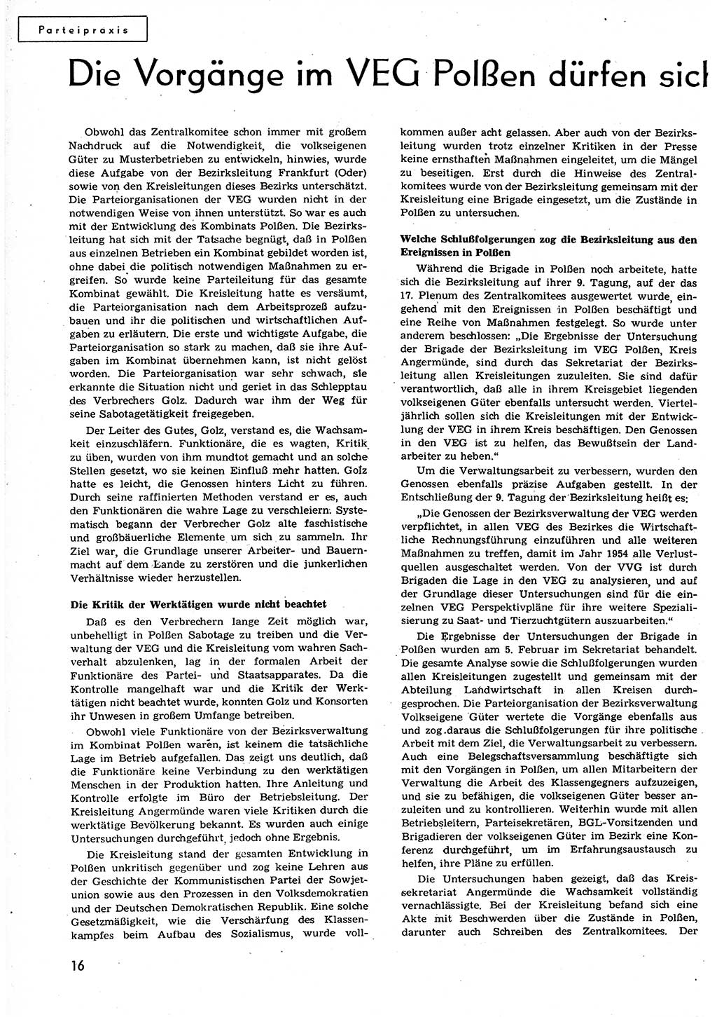 Neuer Weg (NW), Organ des Zentralkomitees (ZK) der SED (Sozialistische Einheitspartei Deutschlands) für alle Parteiarbeiter, 9. Jahrgang [Deutsche Demokratische Republik (DDR)] 1954, Heft 15/16 (NW ZK SED DDR 1954, H. 15/16)