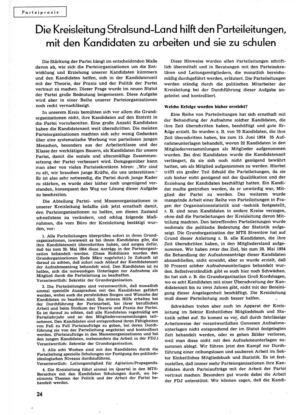 Neuer Weg (NW), Organ des Zentralkomitees (ZK) der SED (Sozialistische Einheitspartei Deutschlands) für alle Parteiarbeiter, 9. Jahrgang [Deutsche Demokratische Republik (DDR)] 1954, Heft 15/24 (NW ZK SED DDR 1954, H. 15/24)