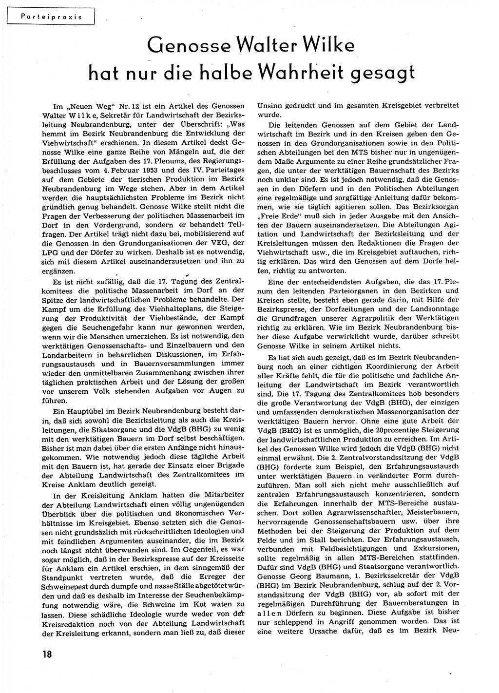 Neuer Weg (NW), Organ des Zentralkomitees (ZK) der SED (Sozialistische Einheitspartei Deutschlands) für alle Parteiarbeiter, 9. Jahrgang [Deutsche Demokratische Republik (DDR)] 1954, Heft 16/18 (NW ZK SED DDR 1954, H. 16/18)