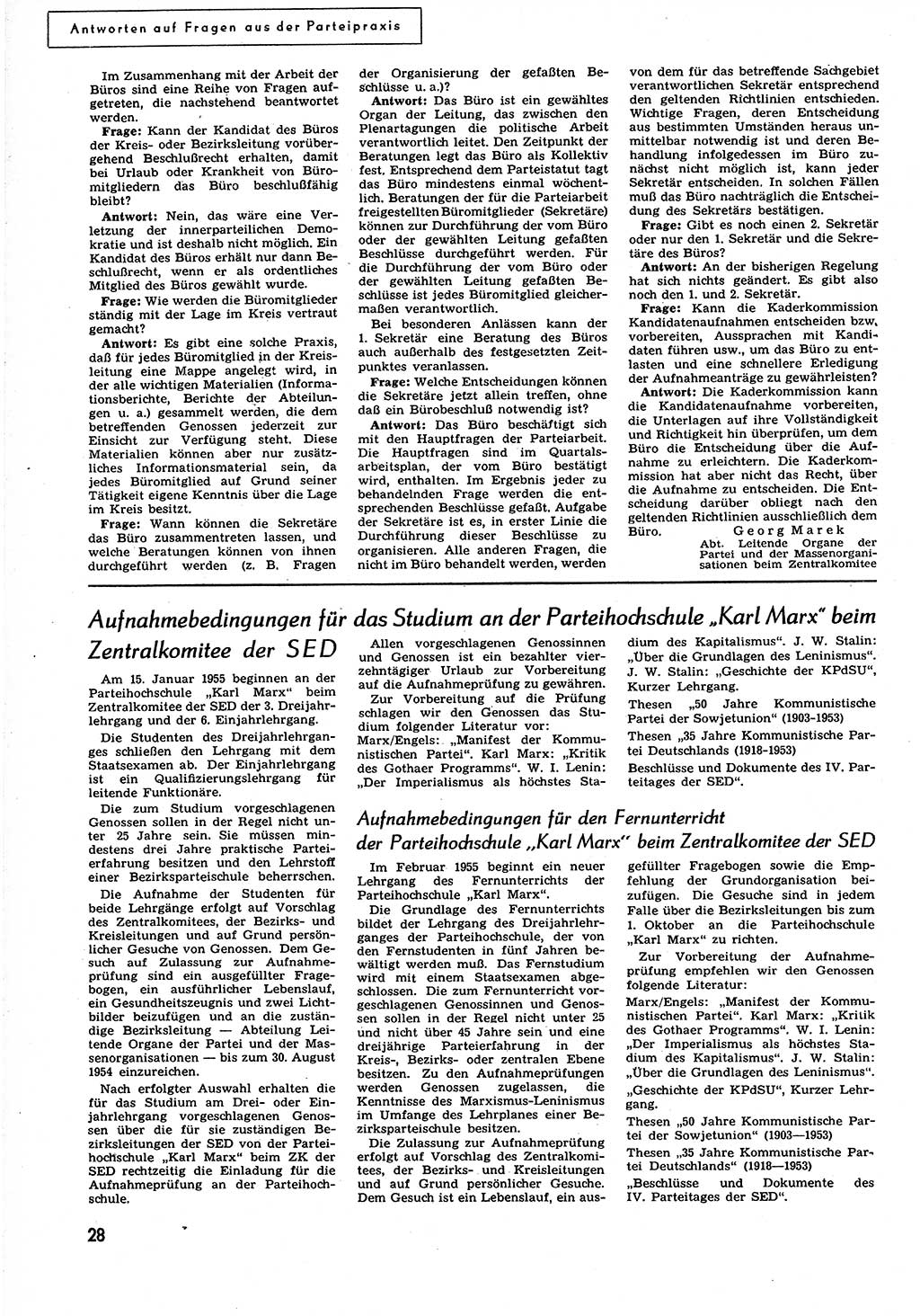 Neuer Weg (NW), Organ des Zentralkomitees (ZK) der SED (Sozialistische Einheitspartei Deutschlands) für alle Parteiarbeiter, 9. Jahrgang [Deutsche Demokratische Republik (DDR)] 1954, Heft 16/28 (NW ZK SED DDR 1954, H. 16/28)