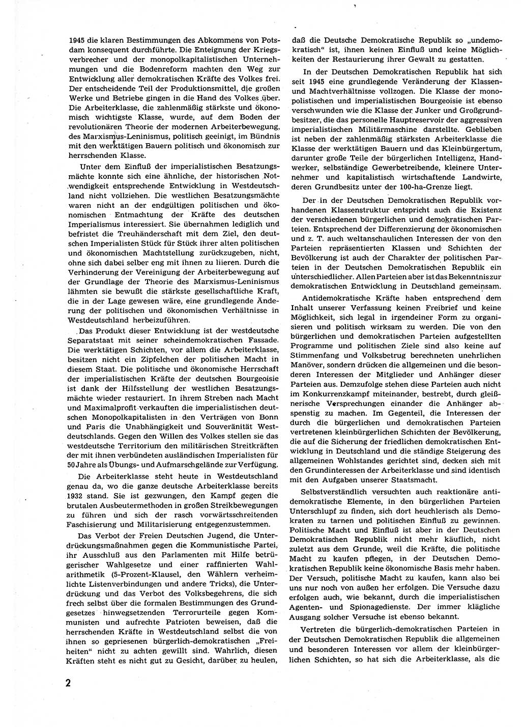 Neuer Weg (NW), Organ des Zentralkomitees (ZK) der SED (Sozialistische Einheitspartei Deutschlands) für alle Parteiarbeiter, 9. Jahrgang [Deutsche Demokratische Republik (DDR)] 1954, Heft 17/2 (NW ZK SED DDR 1954, H. 17/2)