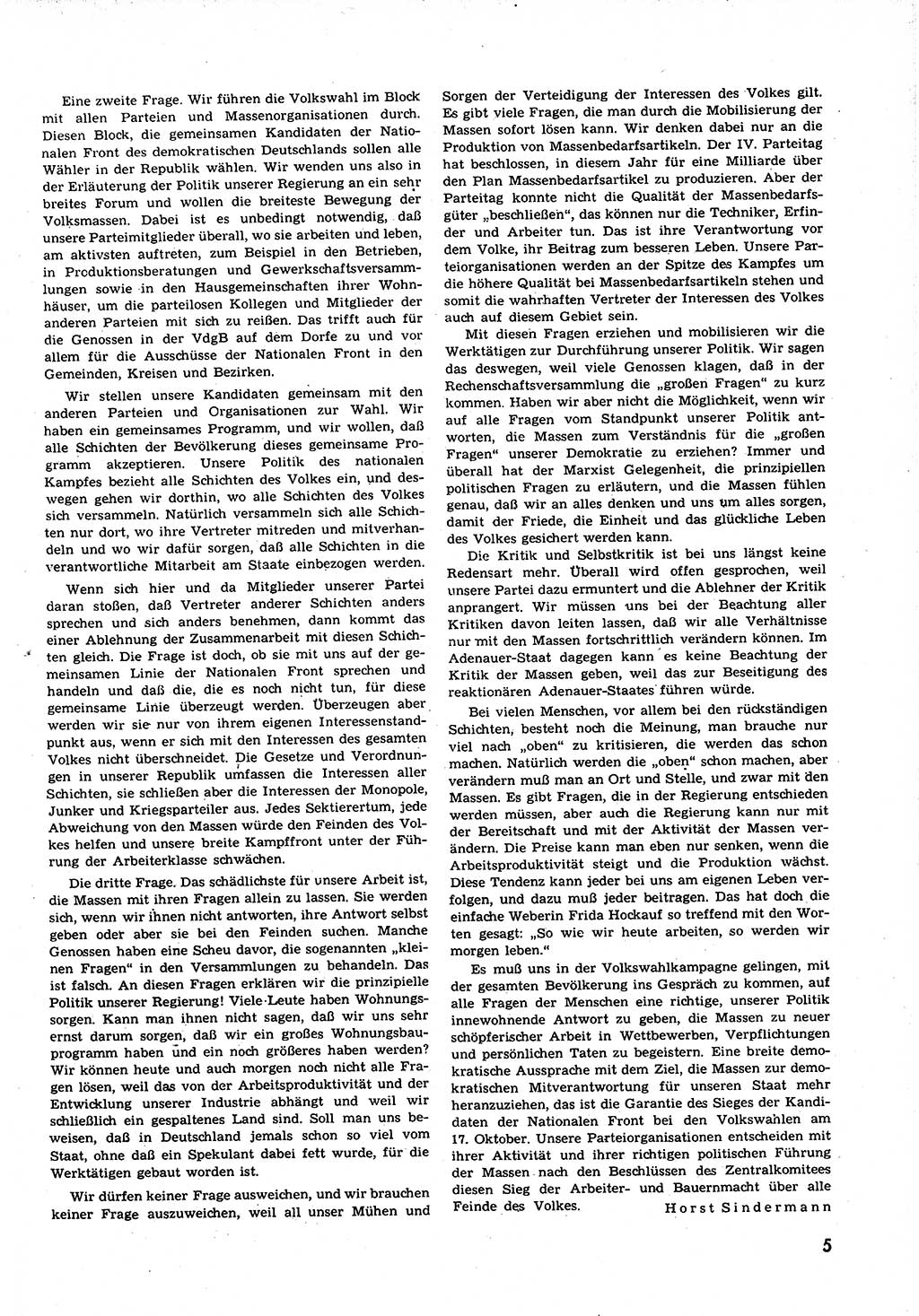 Neuer Weg (NW), Organ des Zentralkomitees (ZK) der SED (Sozialistische Einheitspartei Deutschlands) für alle Parteiarbeiter, 9. Jahrgang [Deutsche Demokratische Republik (DDR)] 1954, Heft 17/5 (NW ZK SED DDR 1954, H. 17/5)