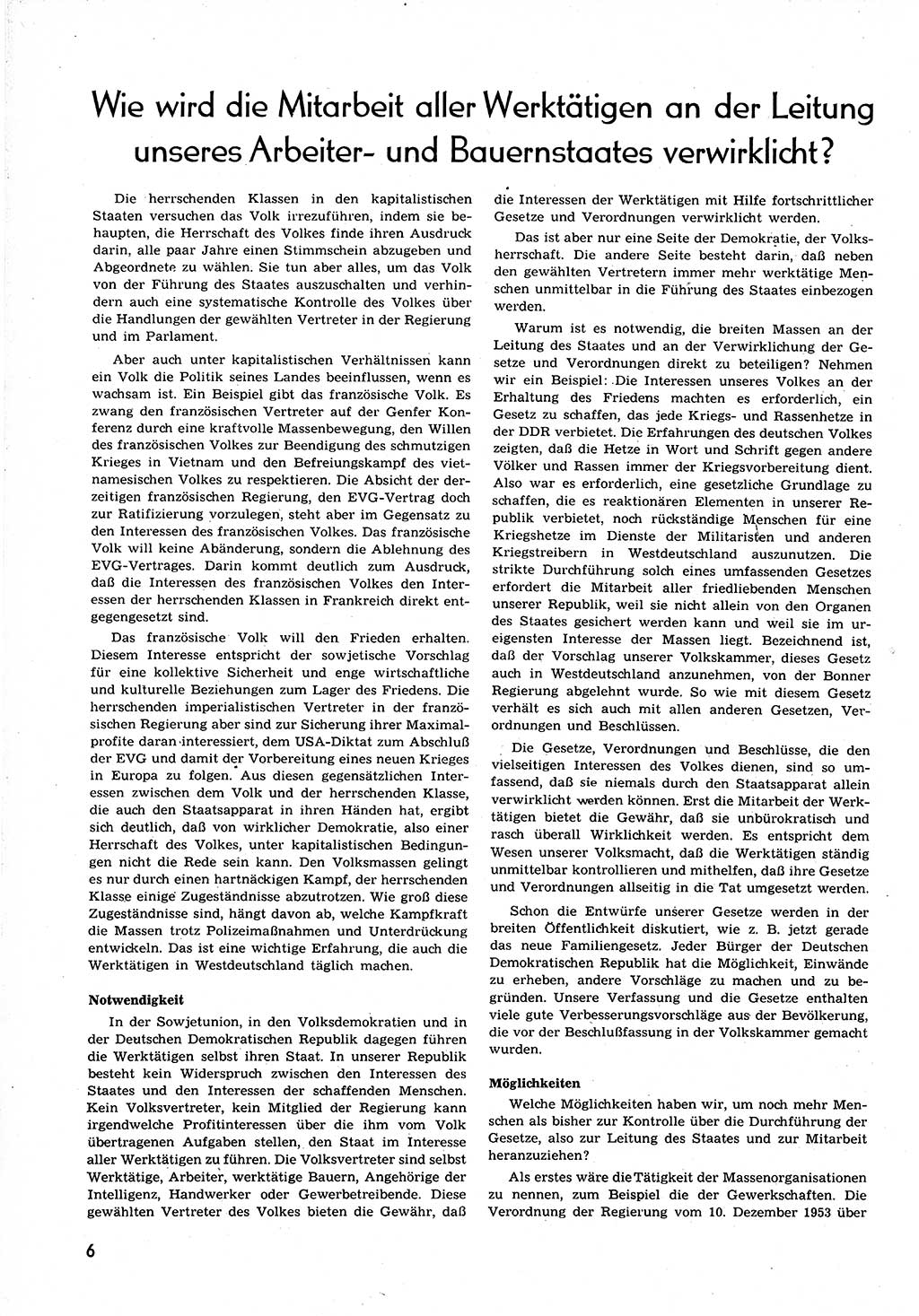 Neuer Weg (NW), Organ des Zentralkomitees (ZK) der SED (Sozialistische Einheitspartei Deutschlands) für alle Parteiarbeiter, 9. Jahrgang [Deutsche Demokratische Republik (DDR)] 1954, Heft 17/6 (NW ZK SED DDR 1954, H. 17/6)