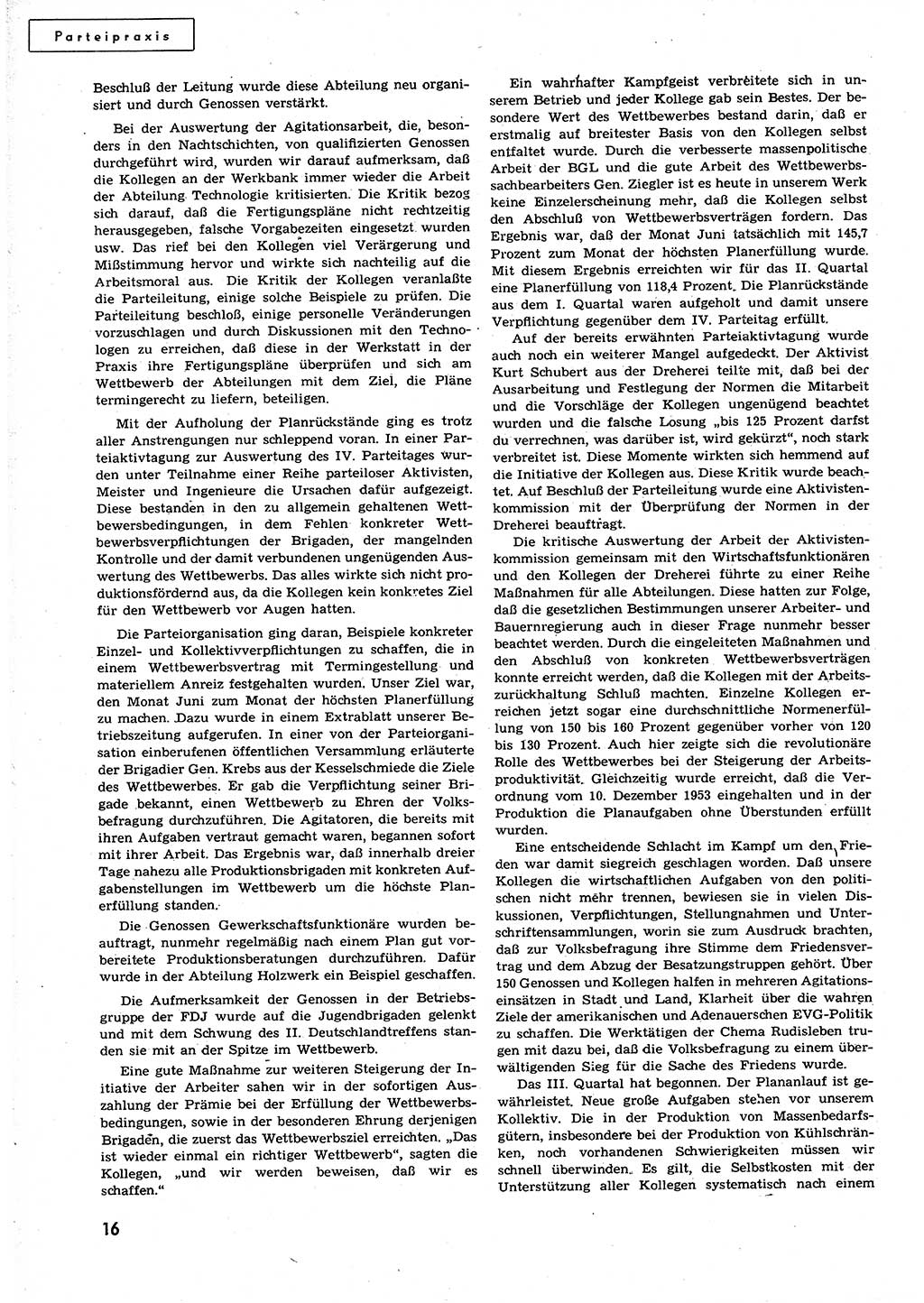 Neuer Weg (NW), Organ des Zentralkomitees (ZK) der SED (Sozialistische Einheitspartei Deutschlands) für alle Parteiarbeiter, 9. Jahrgang [Deutsche Demokratische Republik (DDR)] 1954, Heft 17/16 (NW ZK SED DDR 1954, H. 17/16)