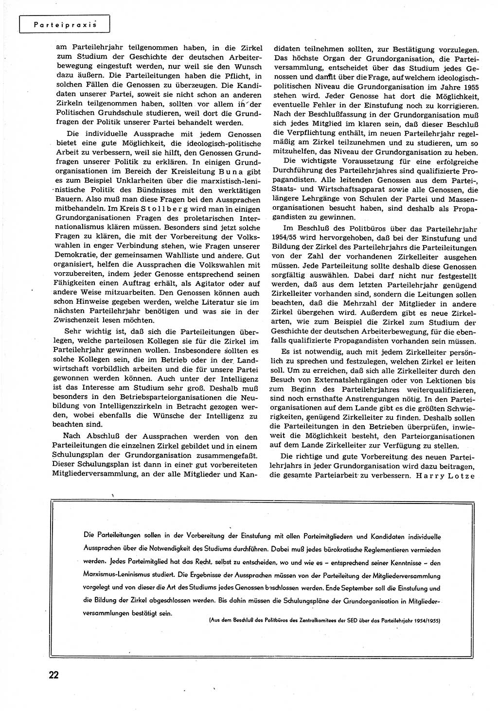 Neuer Weg (NW), Organ des Zentralkomitees (ZK) der SED (Sozialistische Einheitspartei Deutschlands) für alle Parteiarbeiter, 9. Jahrgang [Deutsche Demokratische Republik (DDR)] 1954, Heft 17/22 (NW ZK SED DDR 1954, H. 17/22)