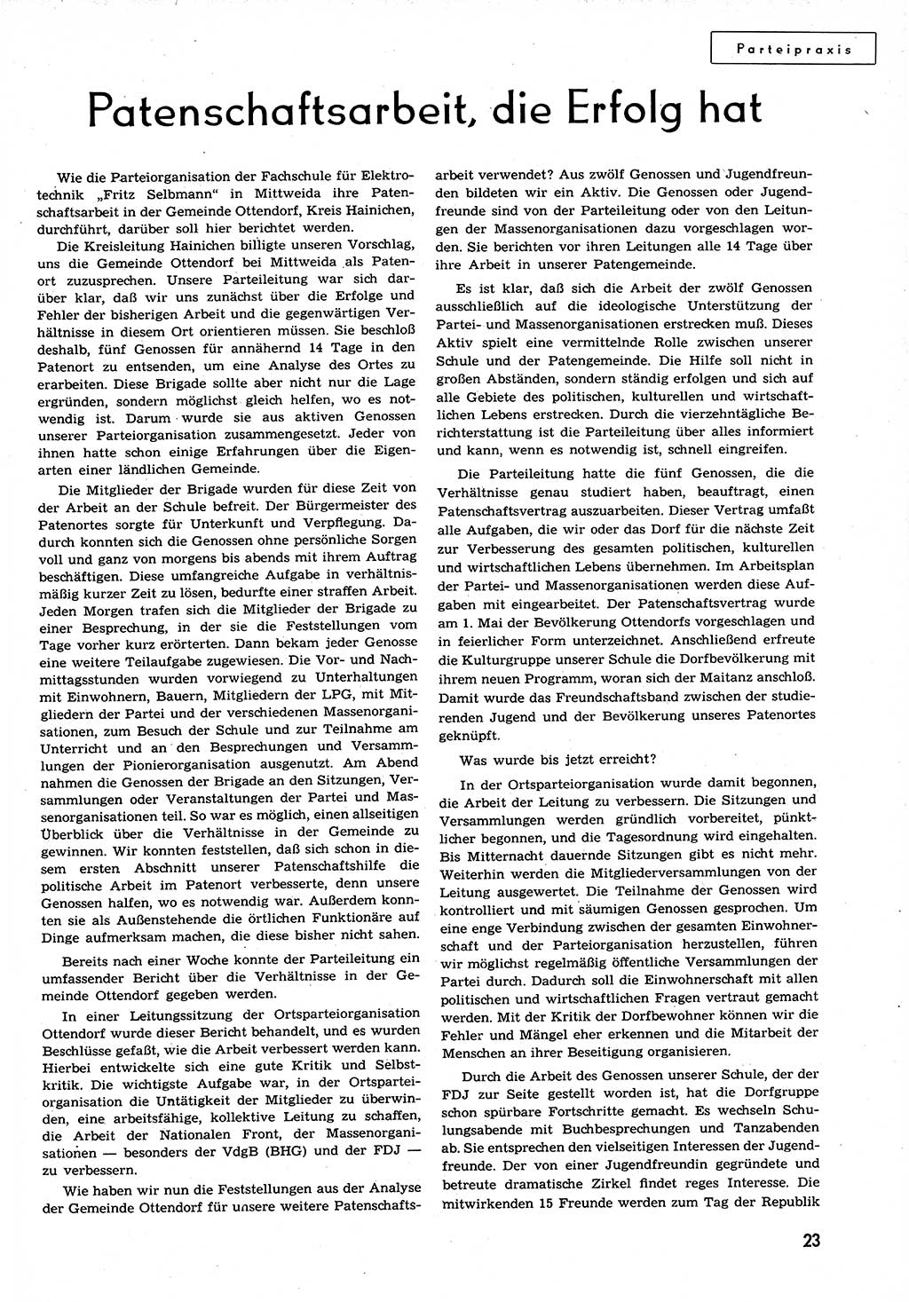 Neuer Weg (NW), Organ des Zentralkomitees (ZK) der SED (Sozialistische Einheitspartei Deutschlands) für alle Parteiarbeiter, 9. Jahrgang [Deutsche Demokratische Republik (DDR)] 1954, Heft 17/23 (NW ZK SED DDR 1954, H. 17/23)