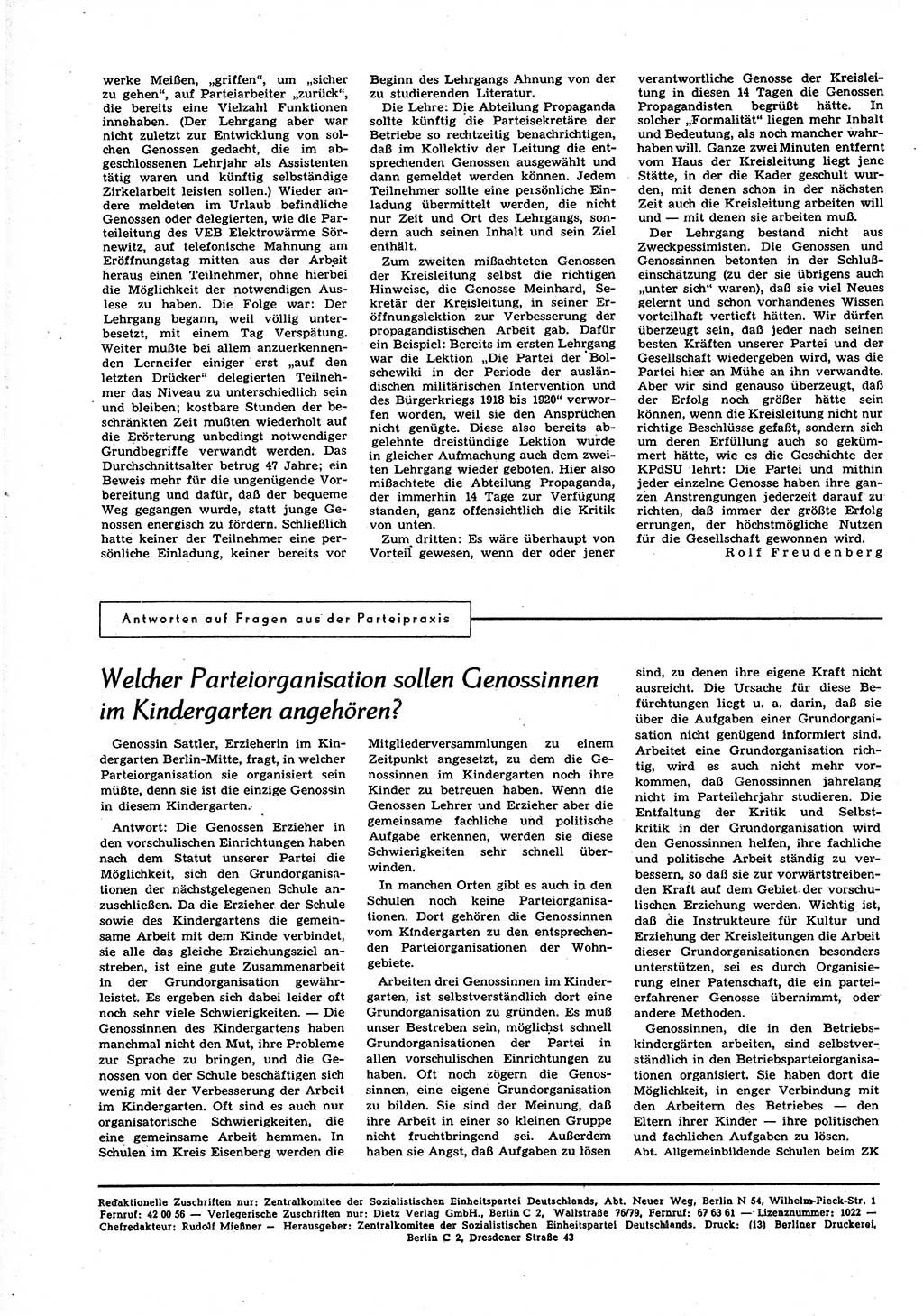 Neuer Weg (NW), Organ des Zentralkomitees (ZK) der SED (Sozialistische Einheitspartei Deutschlands) für alle Parteiarbeiter, 9. Jahrgang [Deutsche Demokratische Republik (DDR)] 1954, Heft 17/28 (NW ZK SED DDR 1954, H. 17/28)