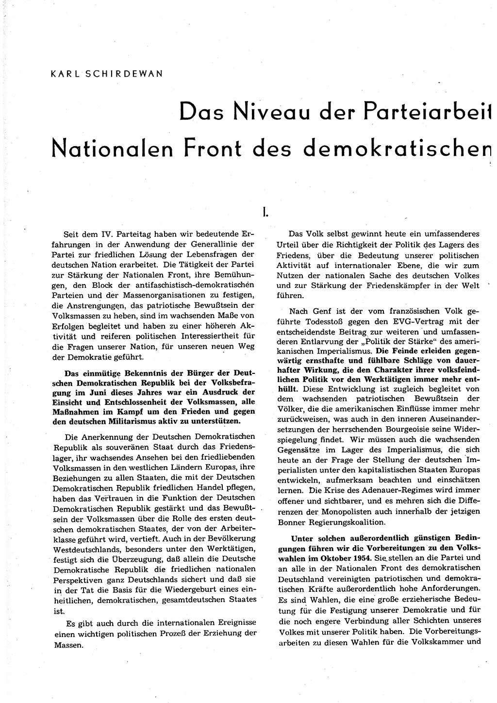 Neuer Weg (NW), Organ des Zentralkomitees (ZK) der SED (Sozialistische Einheitspartei Deutschlands) für alle Parteiarbeiter, 9. Jahrgang [Deutsche Demokratische Republik (DDR)] 1954, Heft 18 (NW ZK SED DDR 1954, H. 18)