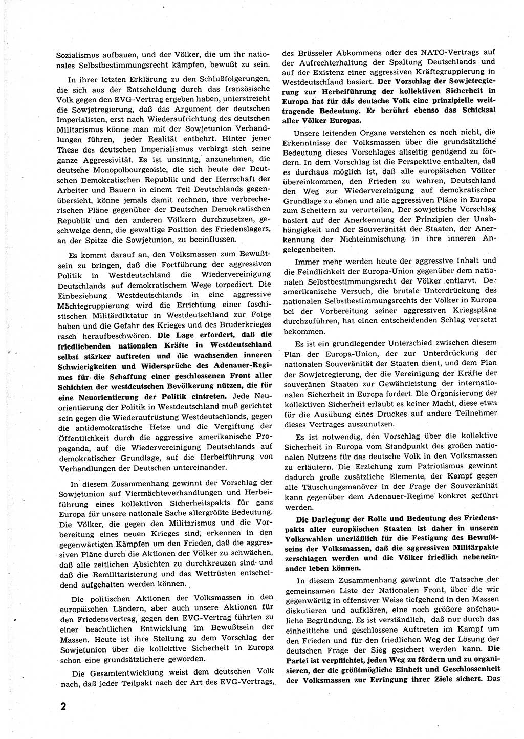 Neuer Weg (NW), Organ des Zentralkomitees (ZK) der SED (Sozialistische Einheitspartei Deutschlands) für alle Parteiarbeiter, 9. Jahrgang [Deutsche Demokratische Republik (DDR)] 1954, Heft 18/2 (NW ZK SED DDR 1954, H. 18/2)