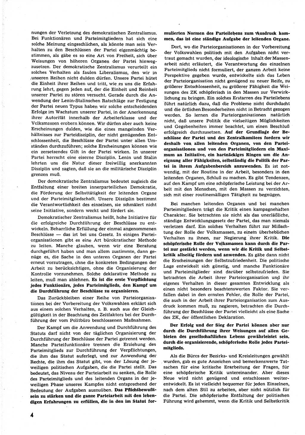 Neuer Weg (NW), Organ des Zentralkomitees (ZK) der SED (Sozialistische Einheitspartei Deutschlands) für alle Parteiarbeiter, 9. Jahrgang [Deutsche Demokratische Republik (DDR)] 1954, Heft 18/4 (NW ZK SED DDR 1954, H. 18/4)