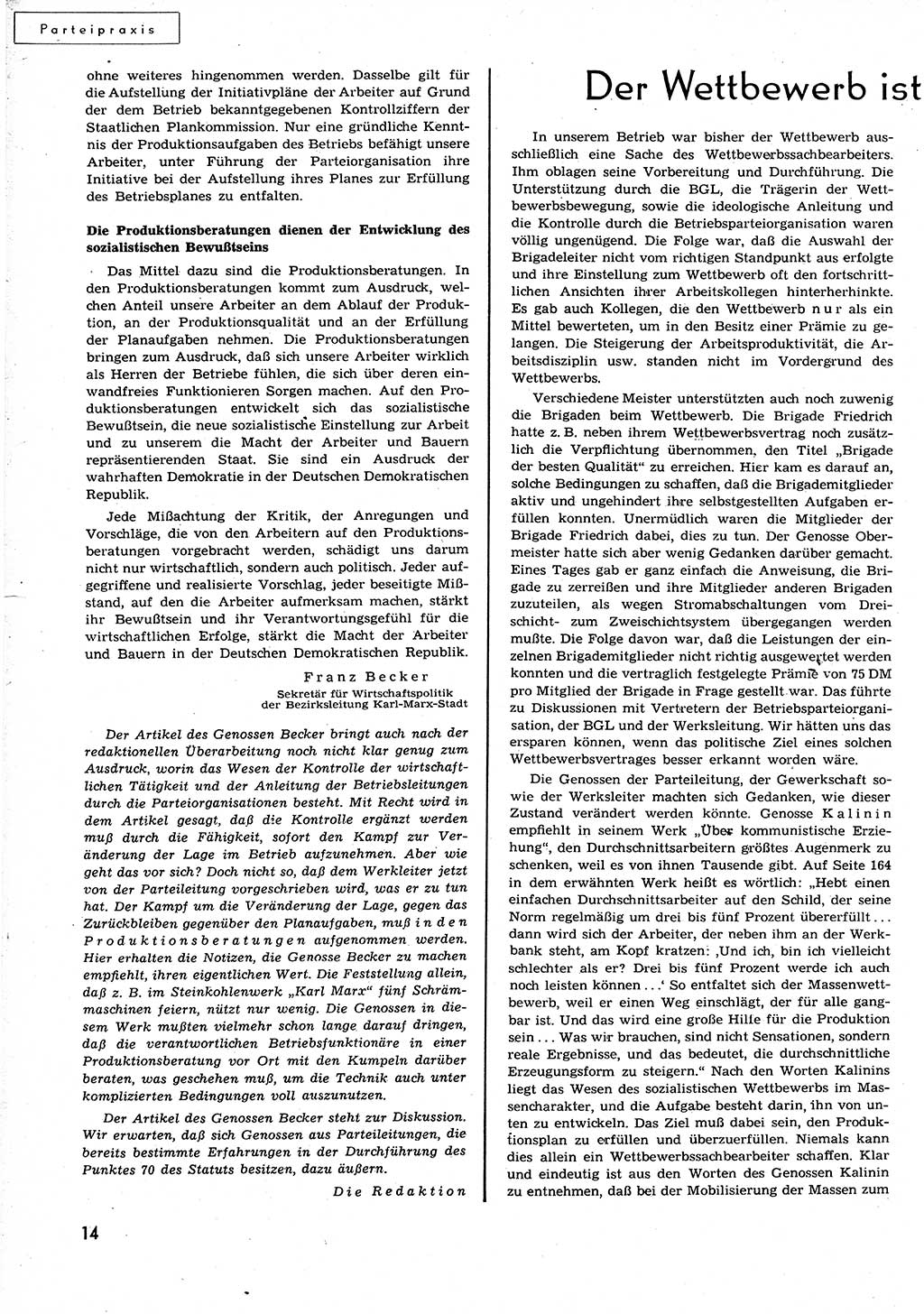 Neuer Weg (NW), Organ des Zentralkomitees (ZK) der SED (Sozialistische Einheitspartei Deutschlands) für alle Parteiarbeiter, 9. Jahrgang [Deutsche Demokratische Republik (DDR)] 1954, Heft 19/14 (NW ZK SED DDR 1954, H. 19/14)