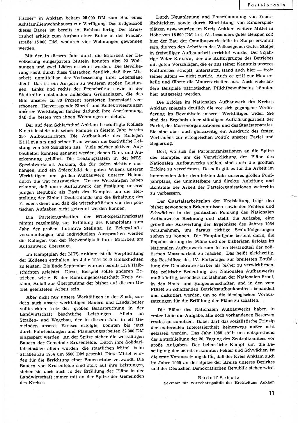 Neuer Weg (NW), Organ des Zentralkomitees (ZK) der SED (Sozialistische Einheitspartei Deutschlands) für alle Parteiarbeiter, 9. Jahrgang [Deutsche Demokratische Republik (DDR)] 1954, Heft 20/11 (NW ZK SED DDR 1954, H. 20/11)