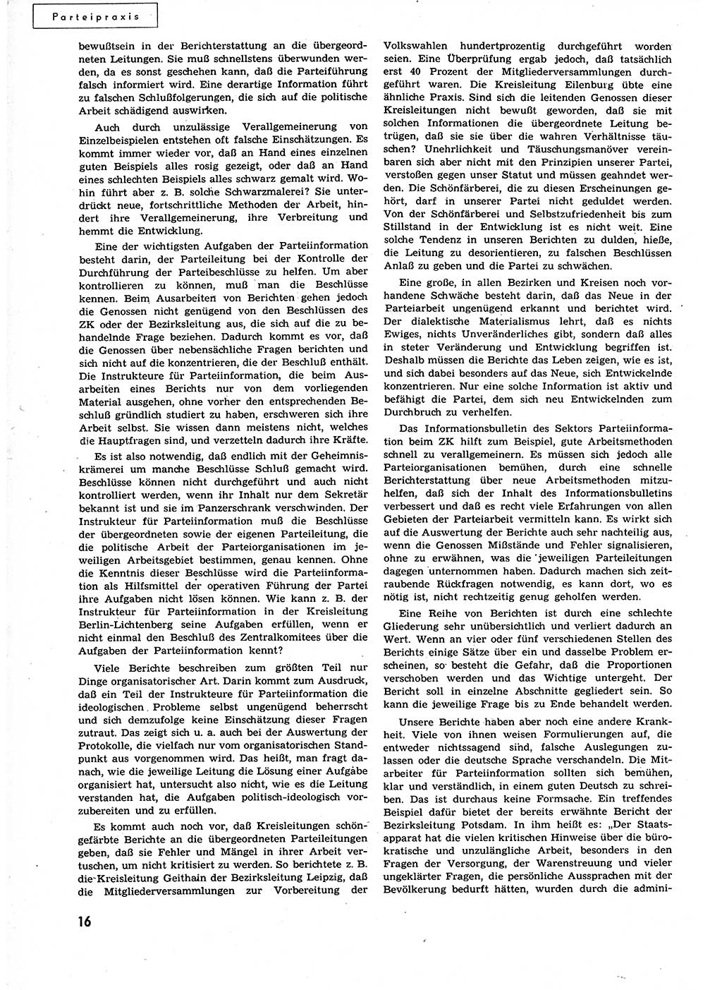 Neuer Weg (NW), Organ des Zentralkomitees (ZK) der SED (Sozialistische Einheitspartei Deutschlands) für alle Parteiarbeiter, 9. Jahrgang [Deutsche Demokratische Republik (DDR)] 1954, Heft 20/16 (NW ZK SED DDR 1954, H. 20/16)