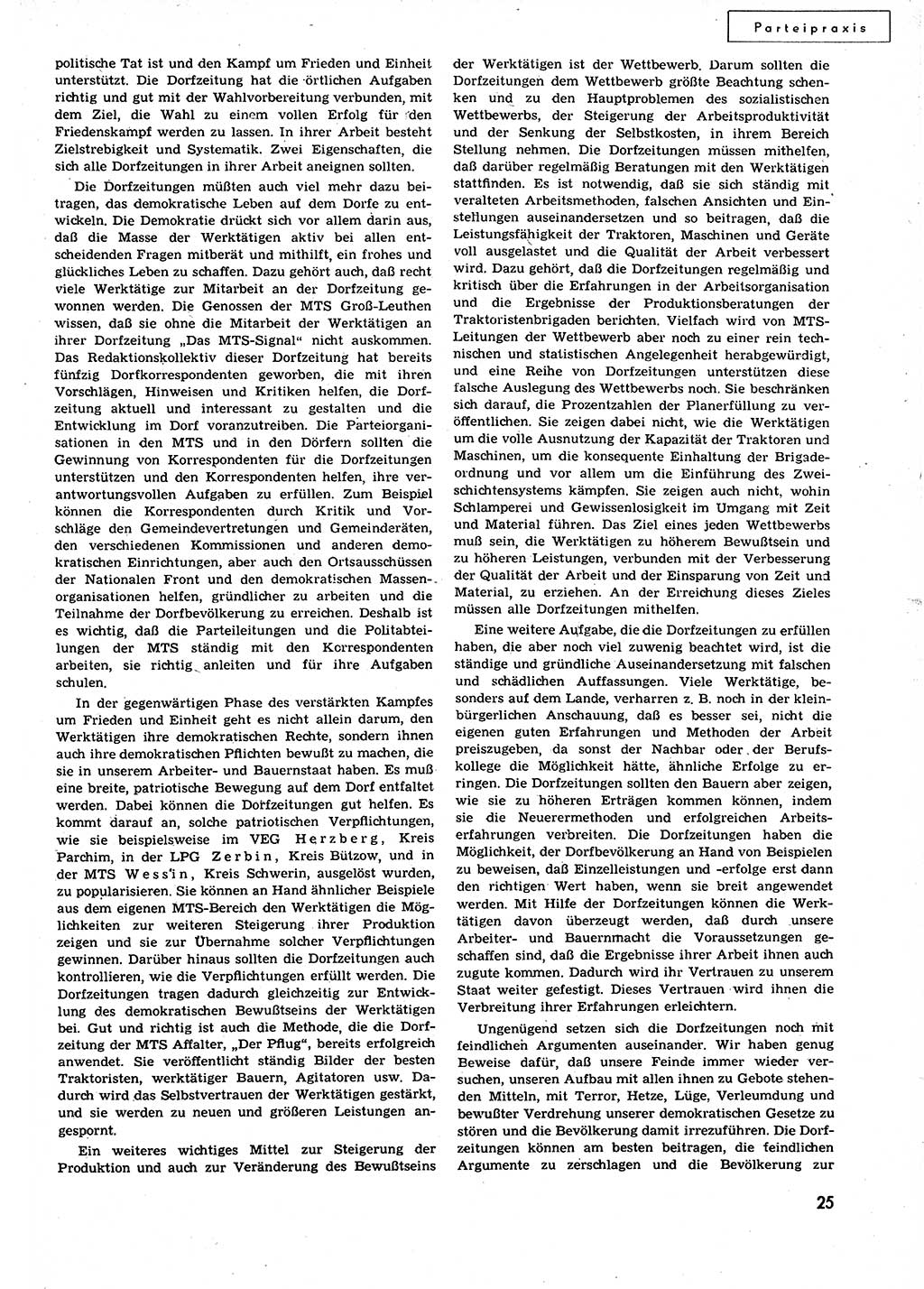 Neuer Weg (NW), Organ des Zentralkomitees (ZK) der SED (Sozialistische Einheitspartei Deutschlands) für alle Parteiarbeiter, 9. Jahrgang [Deutsche Demokratische Republik (DDR)] 1954, Heft 20/25 (NW ZK SED DDR 1954, H. 20/25)