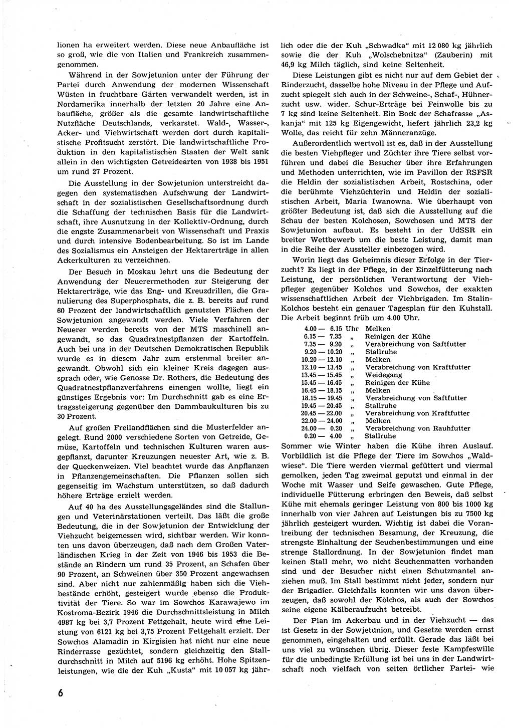 Neuer Weg (NW), Organ des Zentralkomitees (ZK) der SED (Sozialistische Einheitspartei Deutschlands) für alle Parteiarbeiter, 9. Jahrgang [Deutsche Demokratische Republik (DDR)] 1954, Heft 21/6 (NW ZK SED DDR 1954, H. 21/6)