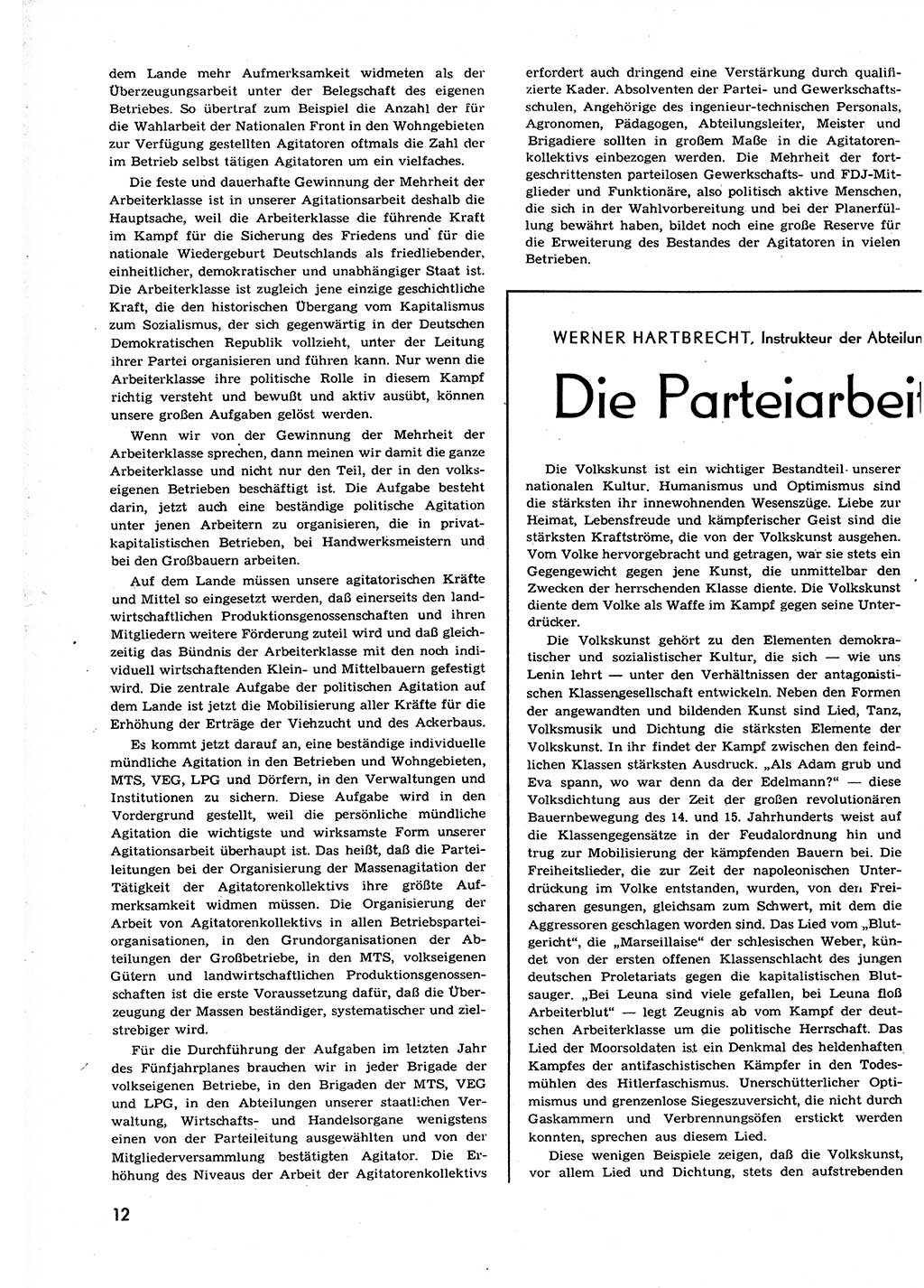 Neuer Weg (NW), Organ des Zentralkomitees (ZK) der SED (Sozialistische Einheitspartei Deutschlands) für alle Parteiarbeiter, 9. Jahrgang [Deutsche Demokratische Republik (DDR)] 1954, Heft 21/12 (NW ZK SED DDR 1954, H. 21/12)