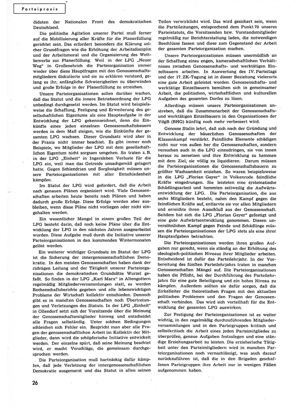 Neuer Weg (NW), Organ des Zentralkomitees (ZK) der SED (Sozialistische Einheitspartei Deutschlands) für alle Parteiarbeiter, 9. Jahrgang [Deutsche Demokratische Republik (DDR)] 1954, Heft 21/26 (NW ZK SED DDR 1954, H. 21/26)