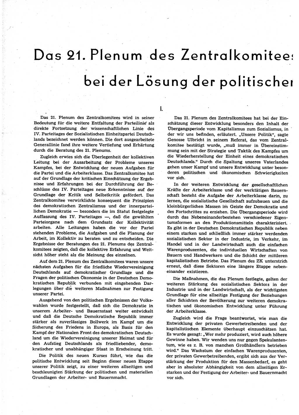 Neuer Weg (NW), Organ des Zentralkomitees (ZK) der SED (Sozialistische Einheitspartei Deutschlands) für alle Parteiarbeiter, 9. Jahrgang [Deutsche Demokratische Republik (DDR)] 1954, Heft 22 (NW ZK SED DDR 1954, H. 22)