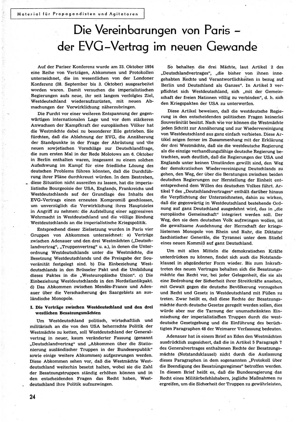 Neuer Weg (NW), Organ des Zentralkomitees (ZK) der SED (Sozialistische Einheitspartei Deutschlands) für alle Parteiarbeiter, 9. Jahrgang [Deutsche Demokratische Republik (DDR)] 1954, Heft 22/24 (NW ZK SED DDR 1954, H. 22/24)
