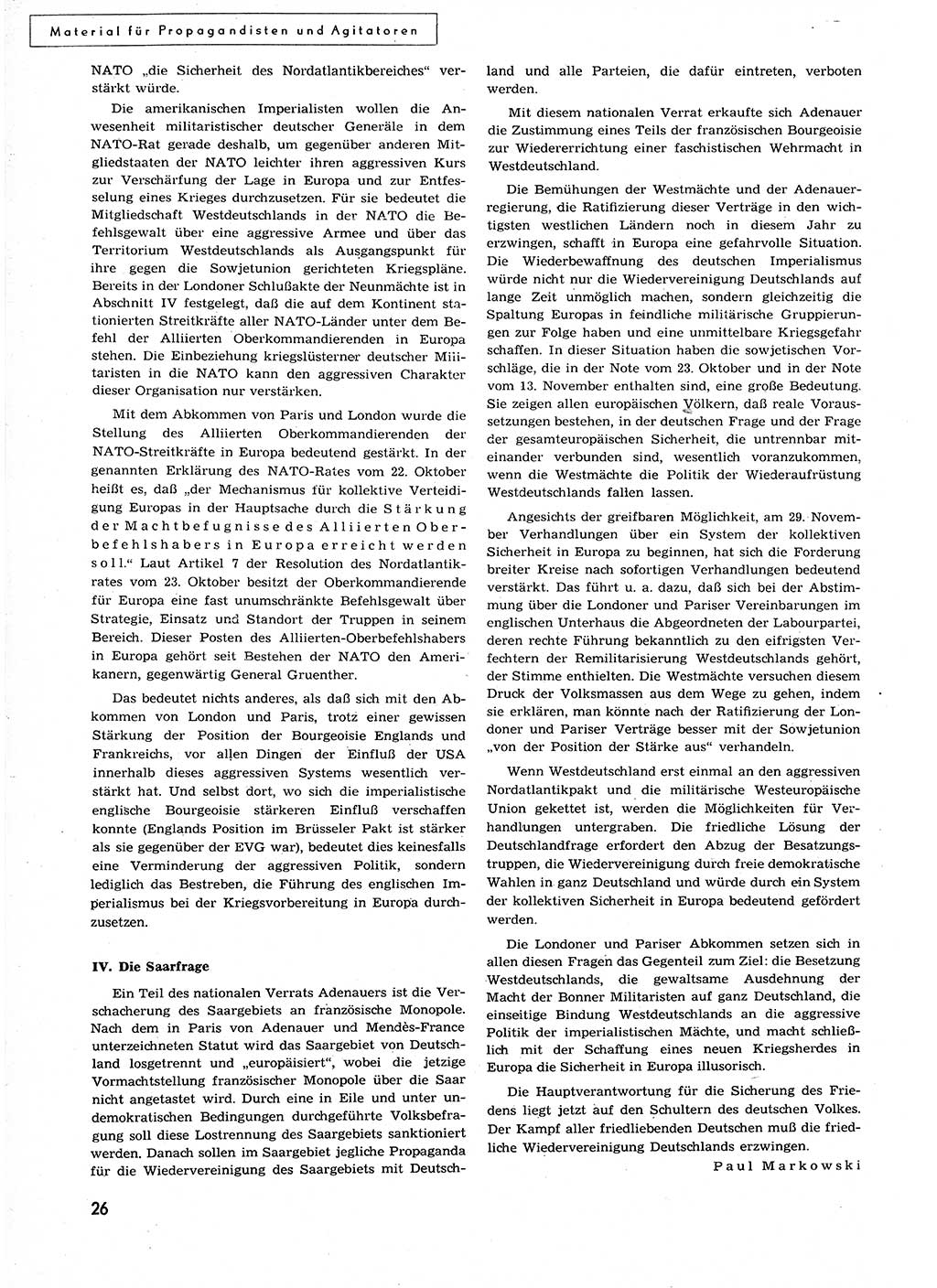 Neuer Weg (NW), Organ des Zentralkomitees (ZK) der SED (Sozialistische Einheitspartei Deutschlands) für alle Parteiarbeiter, 9. Jahrgang [Deutsche Demokratische Republik (DDR)] 1954, Heft 22/26 (NW ZK SED DDR 1954, H. 22/26)