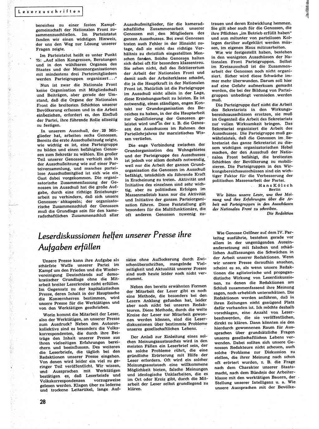 Neuer Weg (NW), Organ des Zentralkomitees (ZK) der SED (Sozialistische Einheitspartei Deutschlands) für alle Parteiarbeiter, 9. Jahrgang [Deutsche Demokratische Republik (DDR)] 1954, Heft 22/28 (NW ZK SED DDR 1954, H. 22/28)