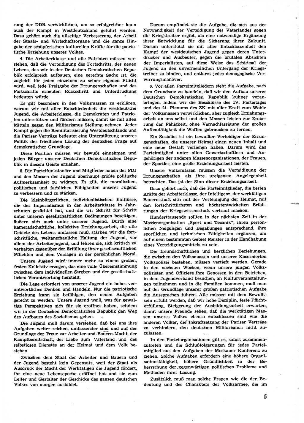 Neuer Weg (NW), Organ des Zentralkomitees (ZK) der SED (Sozialistische Einheitspartei Deutschlands) für alle Parteiarbeiter, 9. Jahrgang [Deutsche Demokratische Republik (DDR)] 1954, Heft 23/5 (NW ZK SED DDR 1954, H. 23/5)