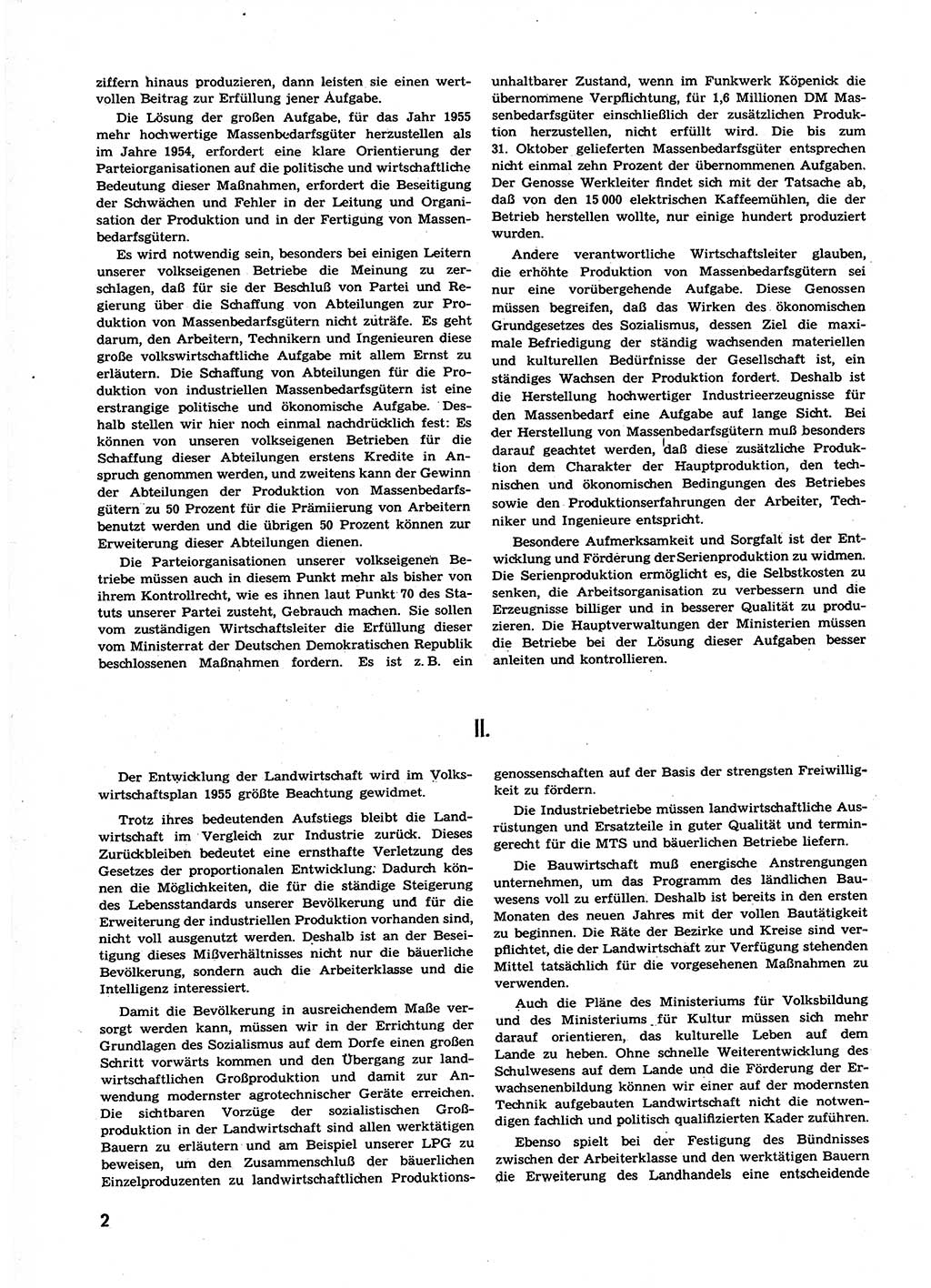 Neuer Weg (NW), Organ des Zentralkomitees (ZK) der SED (Sozialistische Einheitspartei Deutschlands) für alle Parteiarbeiter, 9. Jahrgang [Deutsche Demokratische Republik (DDR)] 1954, Heft 24/2 (NW ZK SED DDR 1954, H. 24/2)