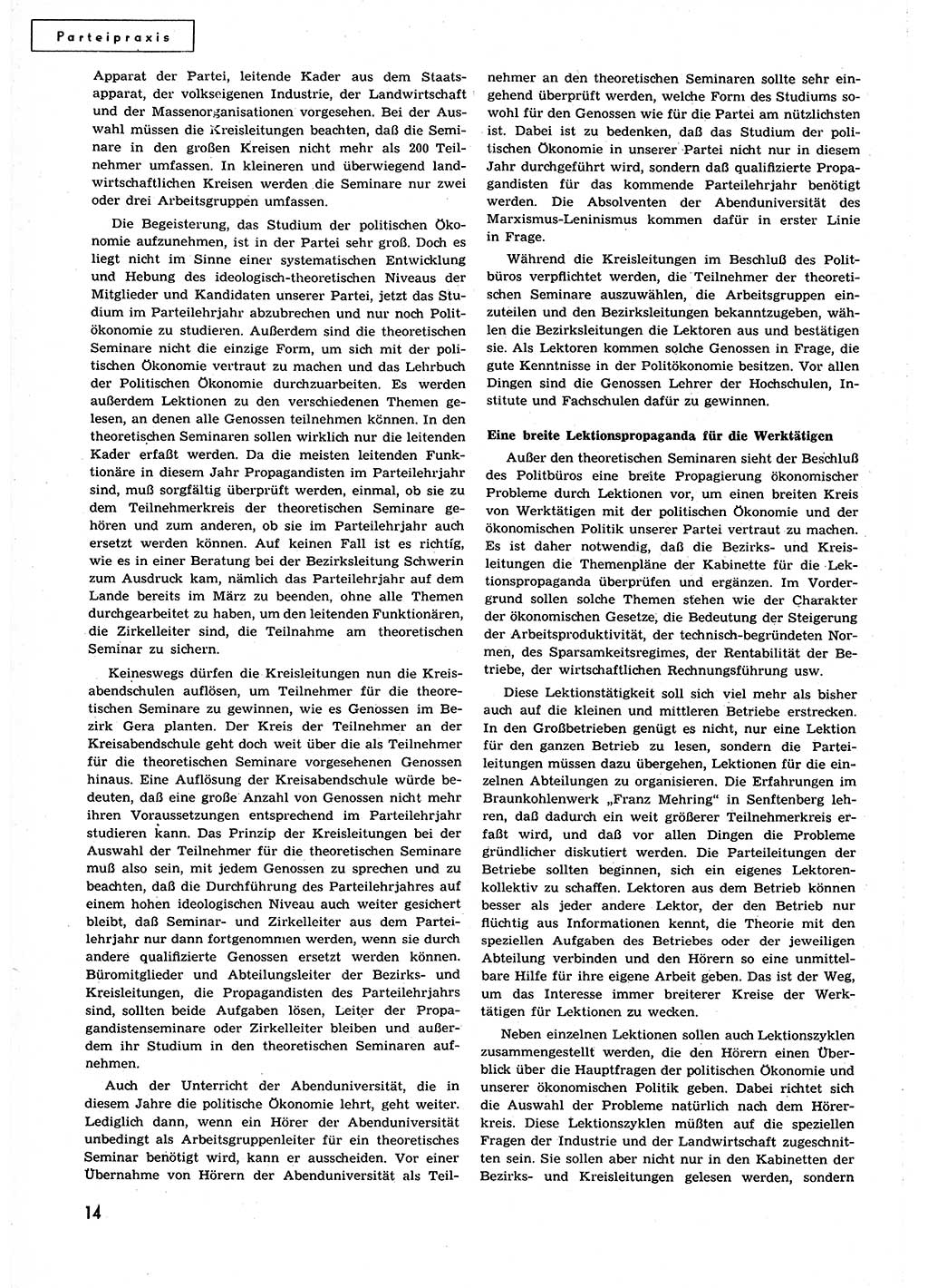Neuer Weg (NW), Organ des Zentralkomitees (ZK) der SED (Sozialistische Einheitspartei Deutschlands) für alle Parteiarbeiter, 9. Jahrgang [Deutsche Demokratische Republik (DDR)] 1954, Heft 24/14 (NW ZK SED DDR 1954, H. 24/14)
