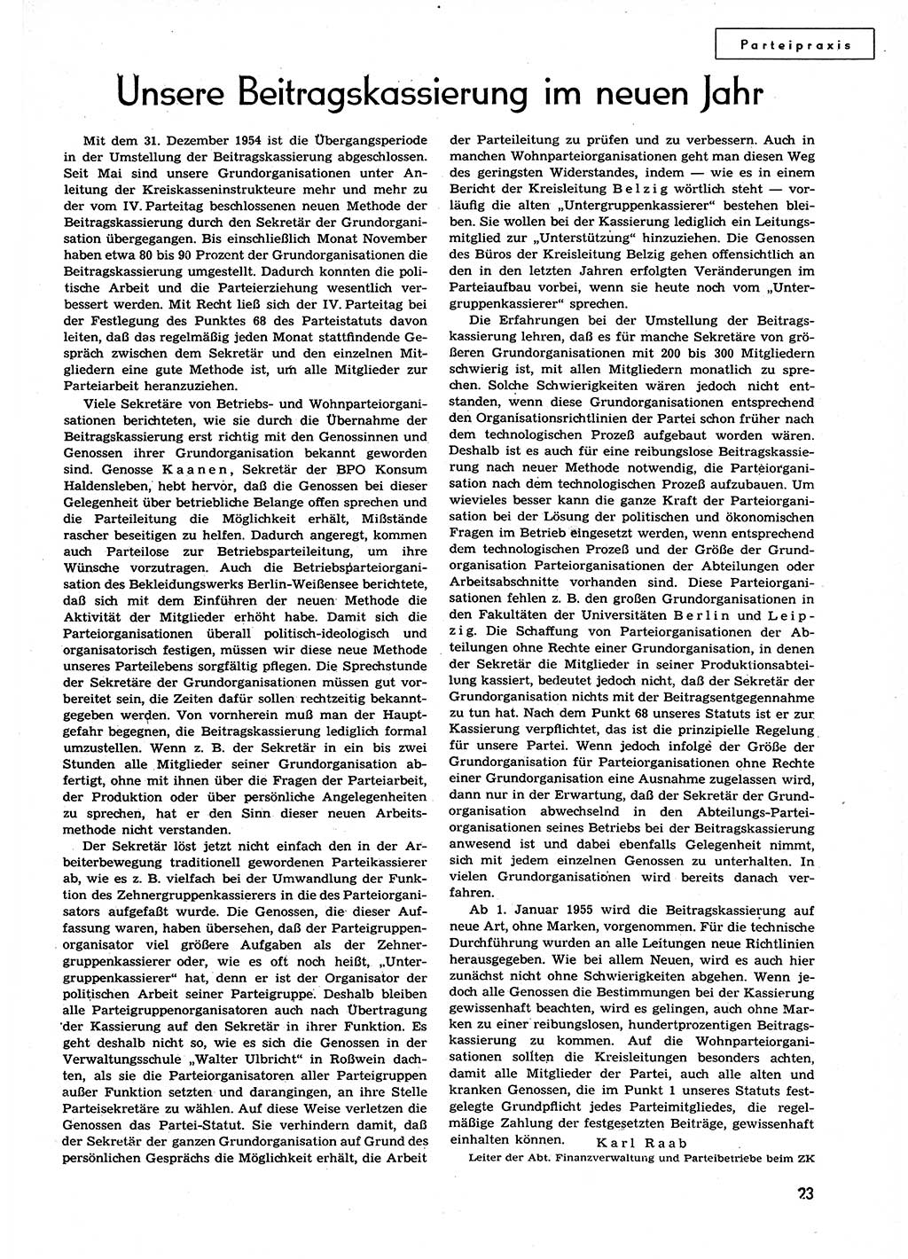 Neuer Weg (NW), Organ des Zentralkomitees (ZK) der SED (Sozialistische Einheitspartei Deutschlands) für alle Parteiarbeiter, 9. Jahrgang [Deutsche Demokratische Republik (DDR)] 1954, Heft 24/23 (NW ZK SED DDR 1954, H. 24/23)